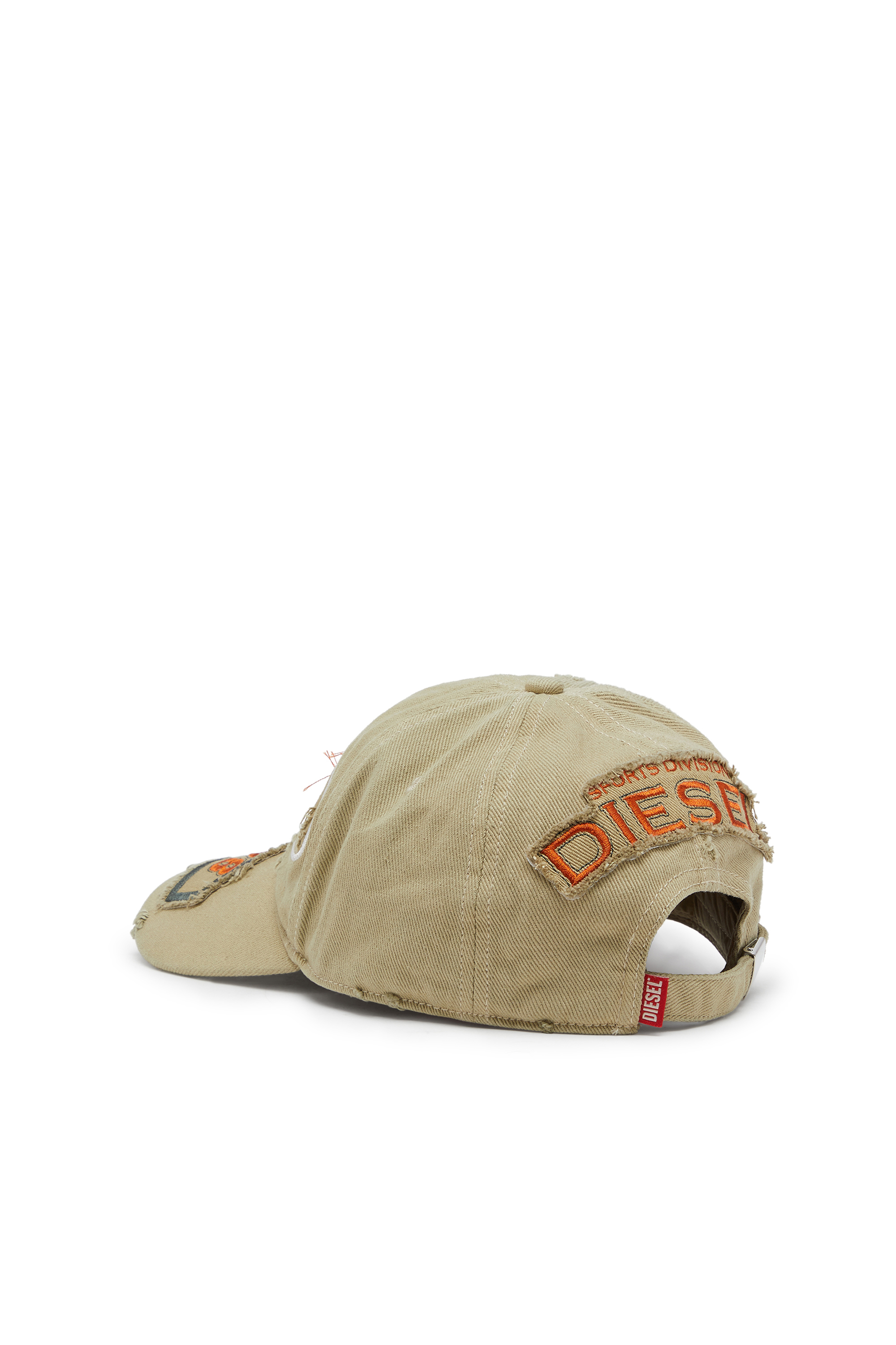 Diesel - C-BRAFF, Gorra de b&eacute;isbol con parches bordados Hombre in Marr&oacute;n - 2