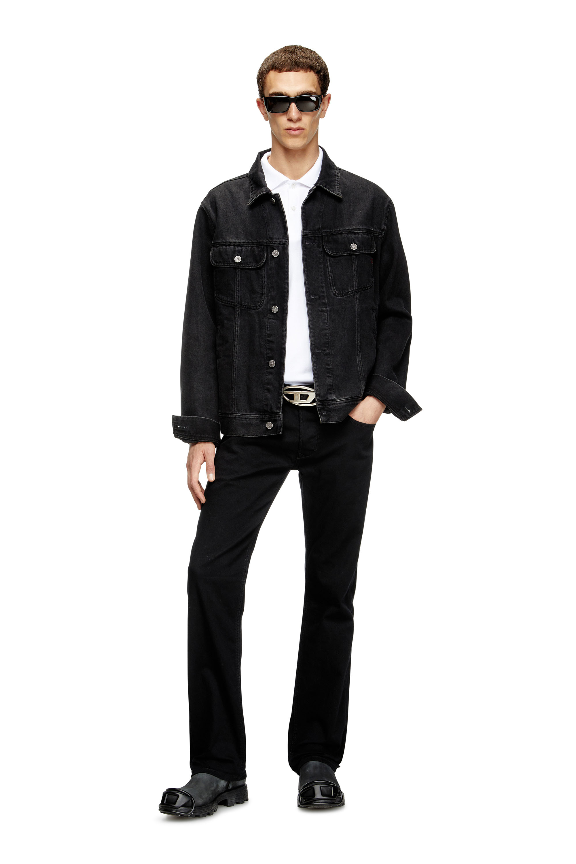 Diesel - T-FERRY-MICRODIV, Camisa polo con pequeño bordado Diesel Hombre in Blanco - 2