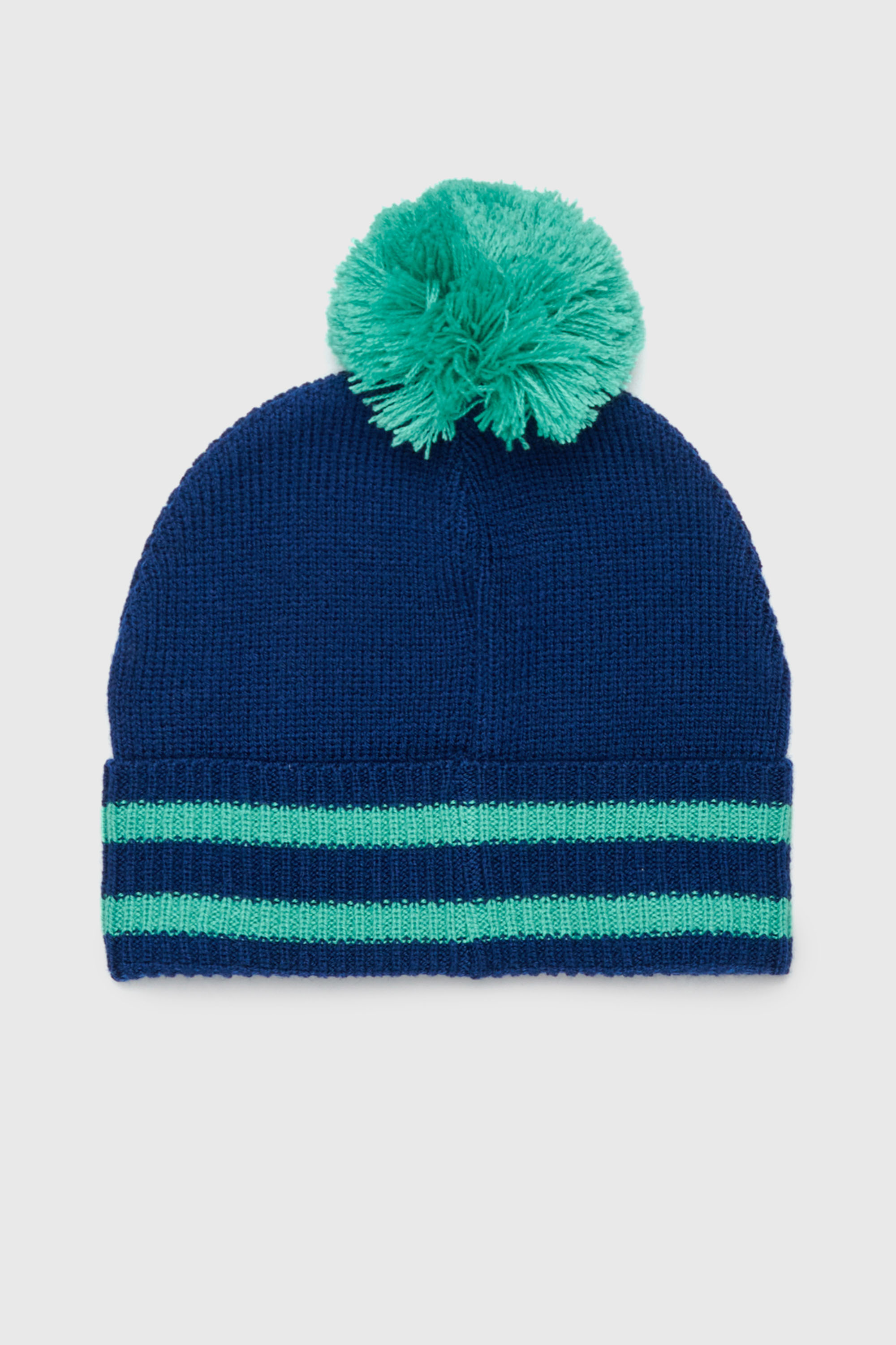 Diesel - FUTEEB, Gorro de punto a rayas con pomp&oacute;n, mezcla de lana Unisex in Multicolor - 1