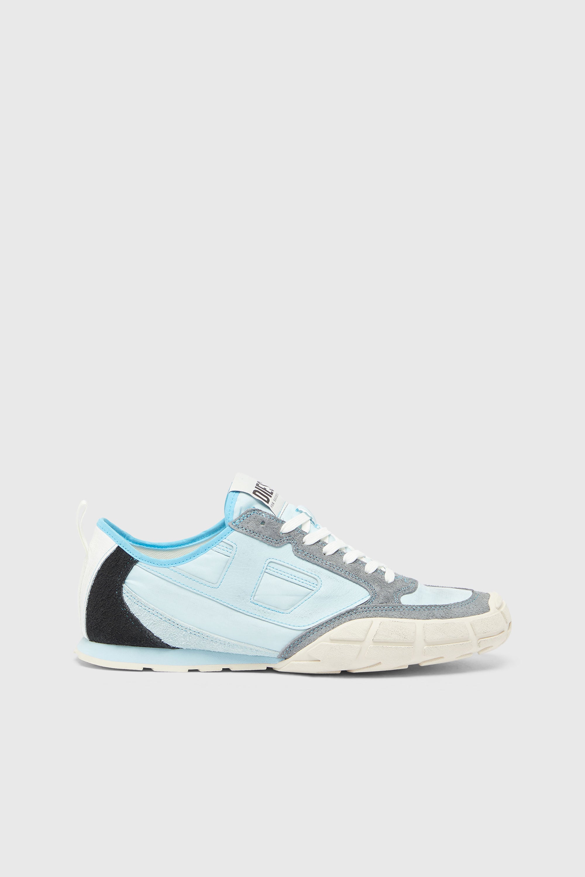 Diesel - S-PAGODHA LOW, S-Pagodha - Zapatillas de piel y nailon Hombre in Azul marino - 1