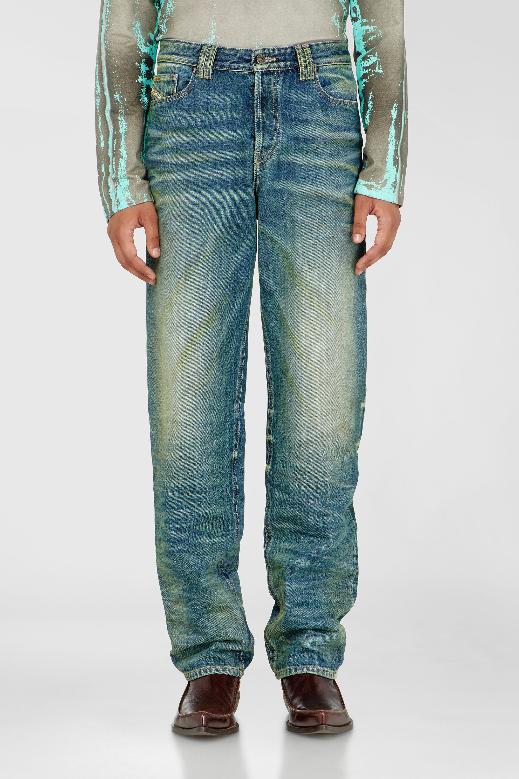 Diesel - Regular Jeans 1991 D-Voeed 007FV Hombre, Azul medio - 1