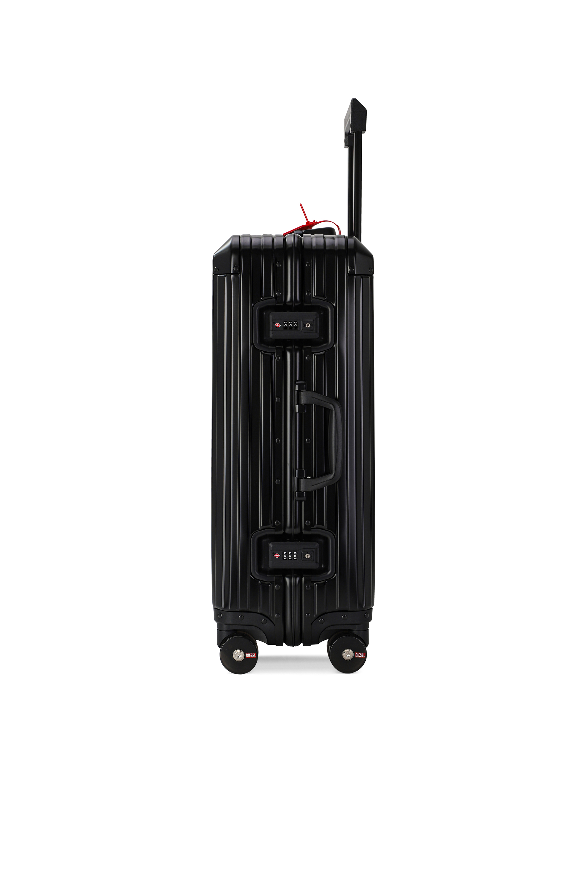 Diesel - DIESEL ALUMINUM TROLLEY- DSL002, Maleta de aluminio tama&ntilde;o M Unisex in Negro - 4