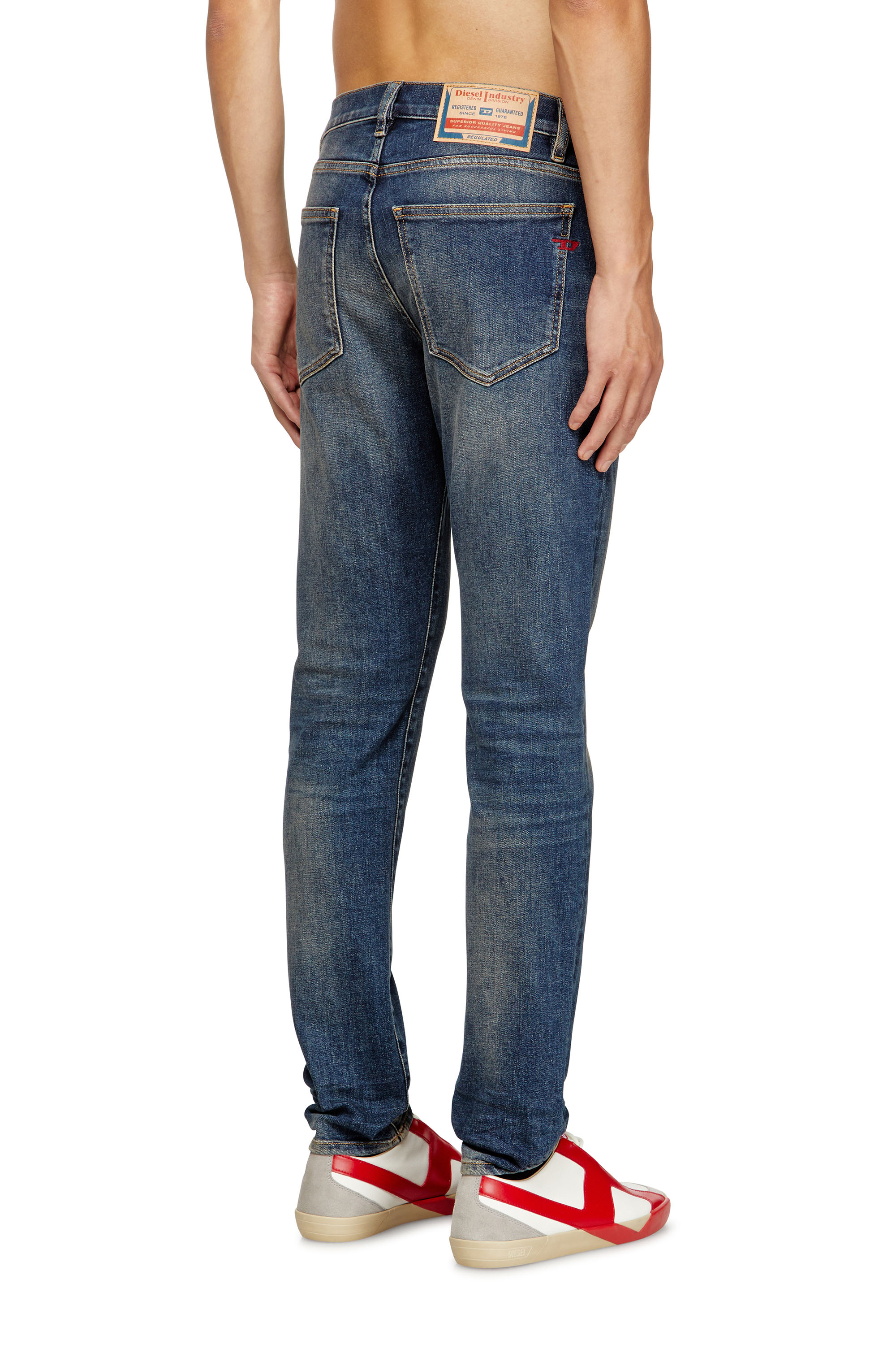 Diesel - Slim Jeans 2019 D-Strukt 09M16 Hombre, Azul Oscuro - 4