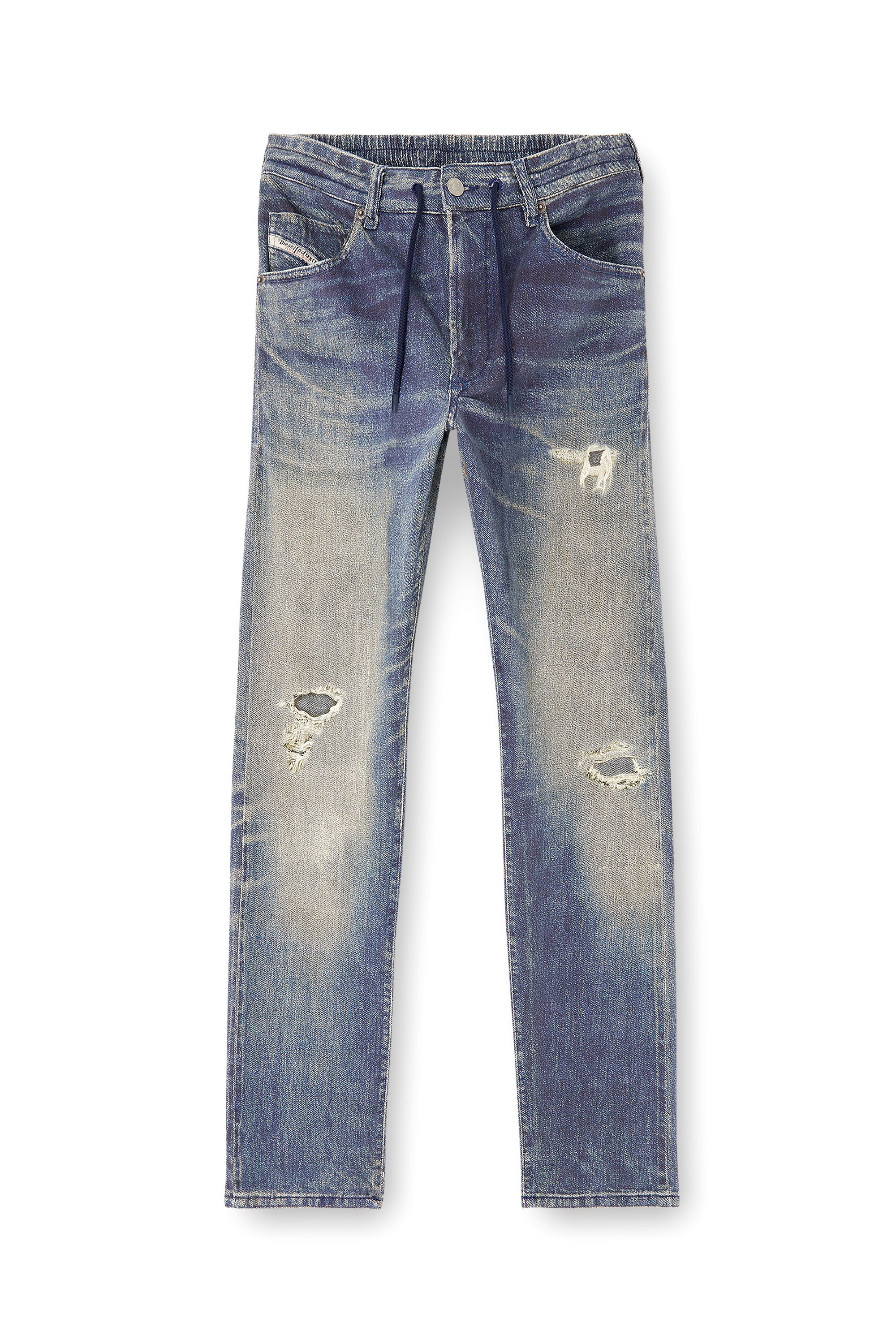 Diesel - Regular 2032 D-Krooley Joggjeans&reg; 068UT Hombre, Azul medio - 2