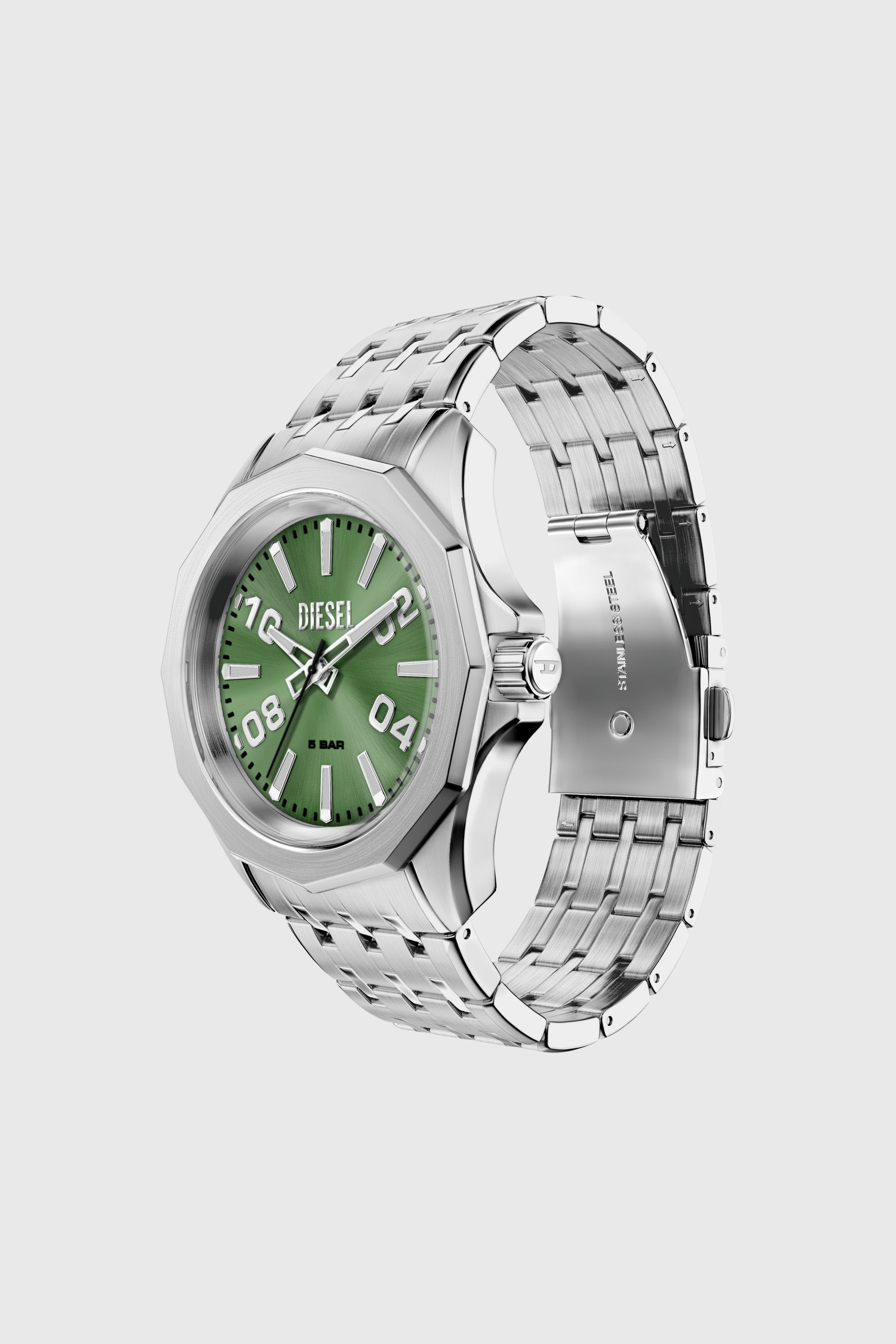 Diesel - DZ2237 WATCH, Reloj Stinger de acero inoxidable Hombre in Plateado - 2