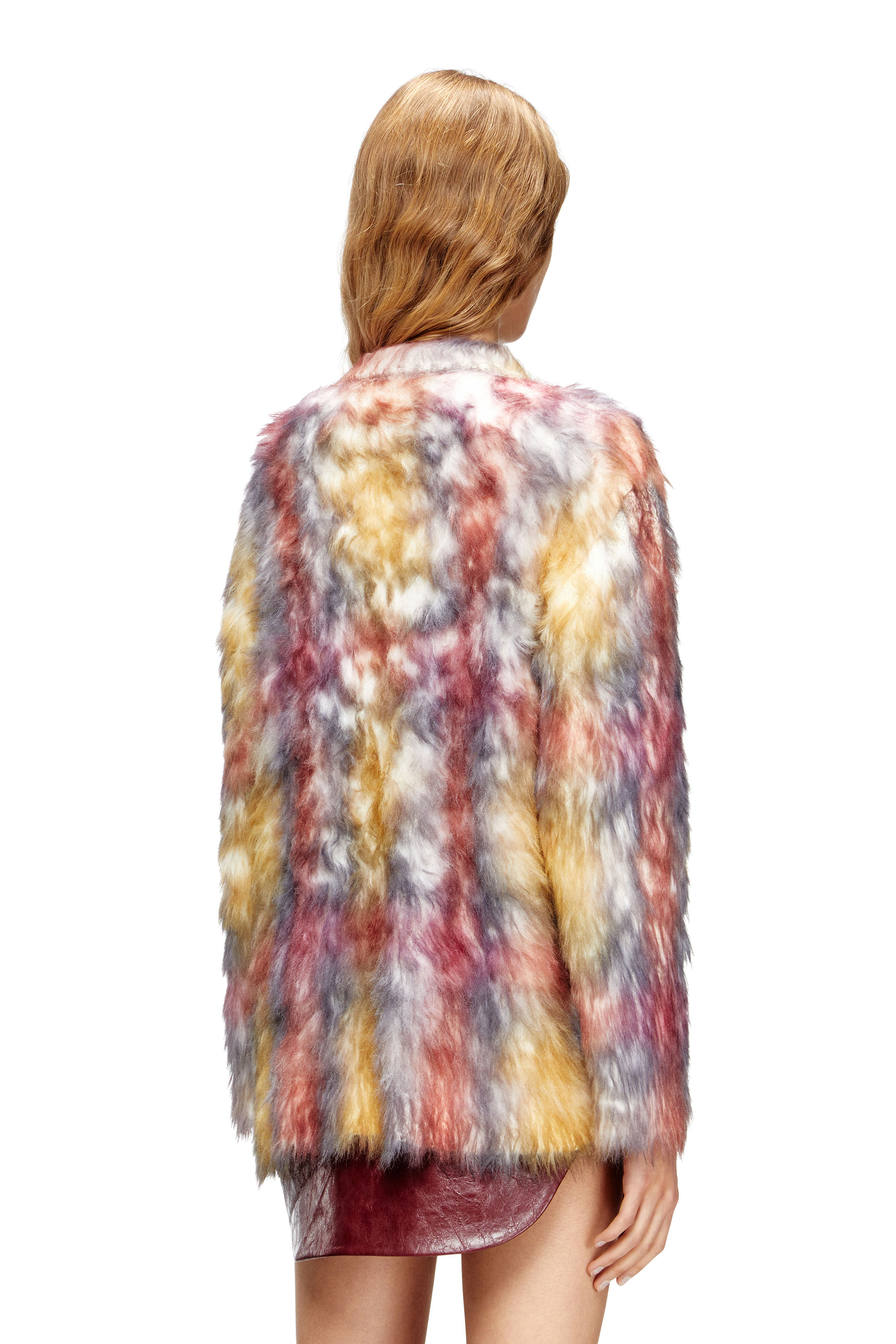 Diesel - M-BERRY, Jersey suave con estampado de cuadros Mujer in Multicolor - 4