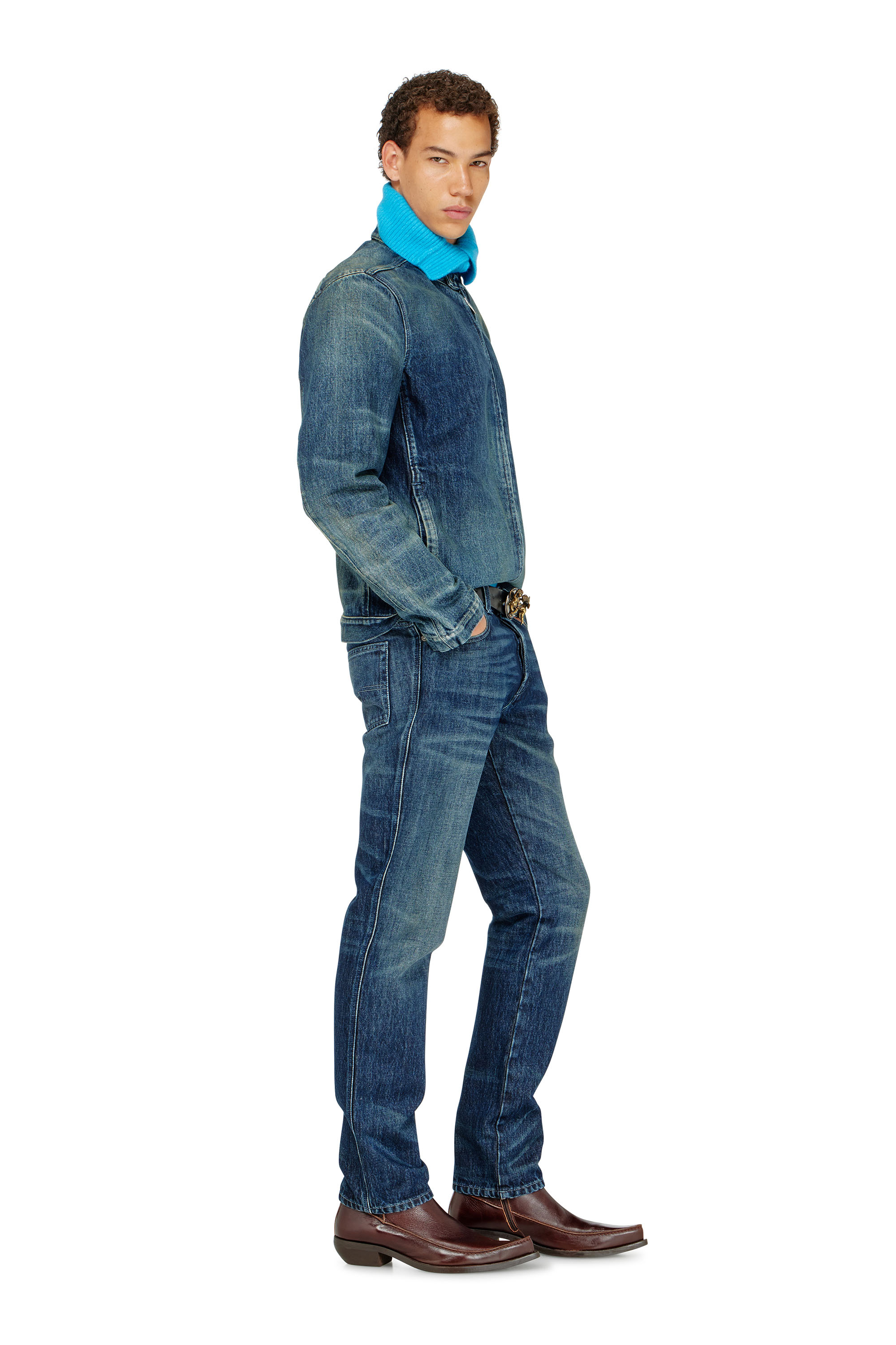 Diesel - Slim Jeans 1993 D-Vyl 007FZ Hombre, Azul Oscuro - 3
