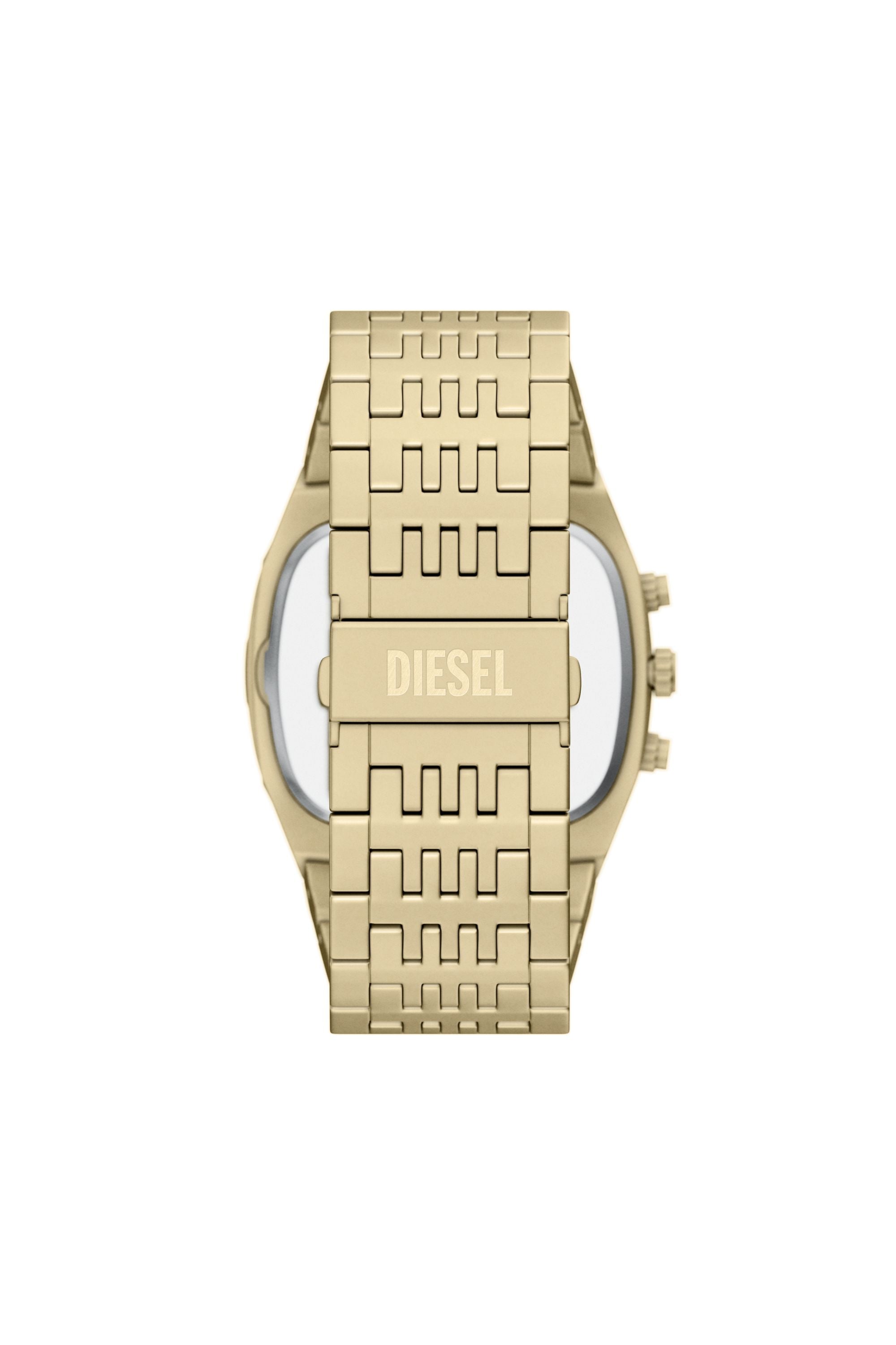 Diesel - DZ4718 WATCH, Reloj Spiked Cushion de acero inoxidable tono dorado Hombre in Dorado - 2