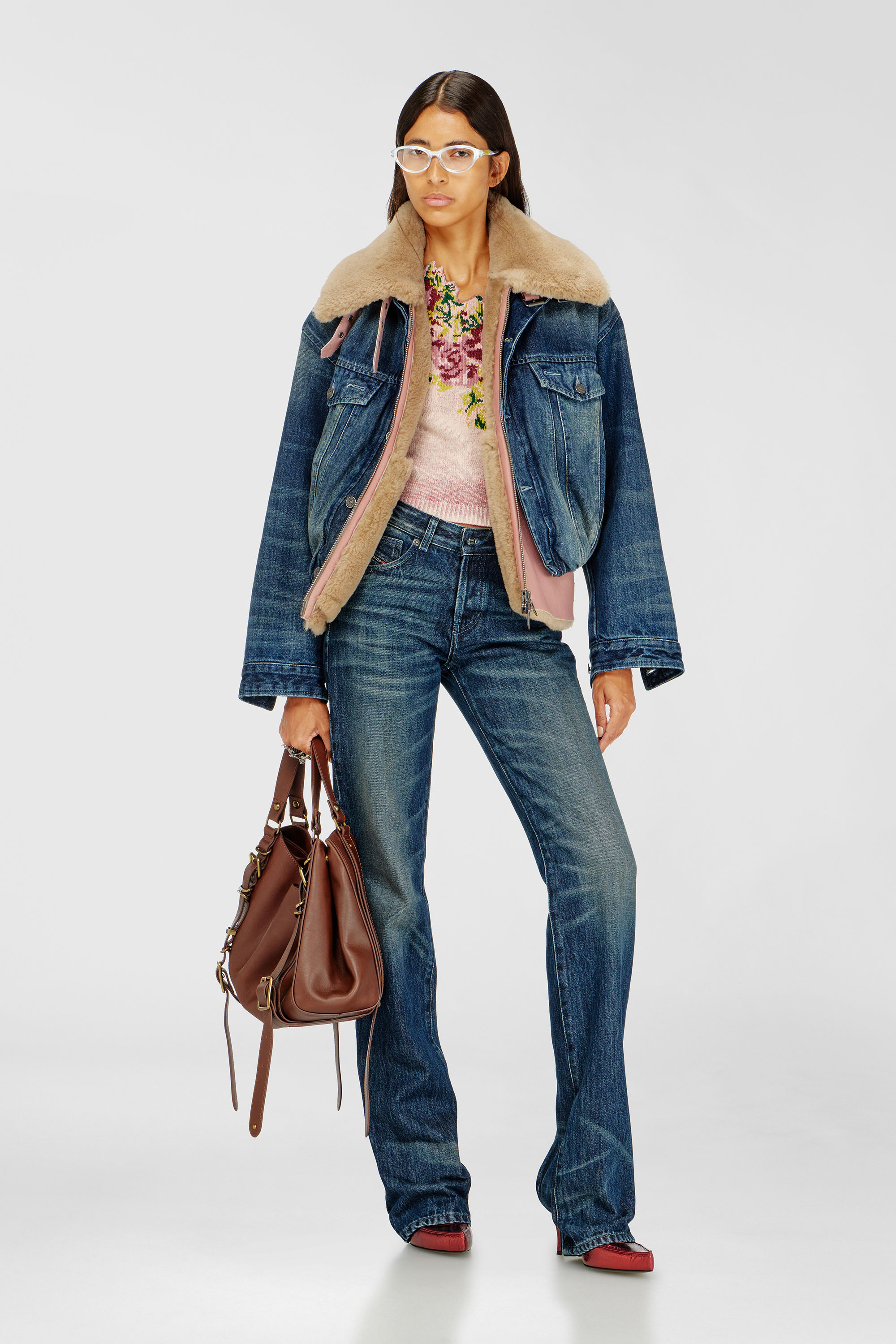 Diesel - DE-MORVI-FSJ, Chaqueta vaquera el&aacute;stica Mujer in Azul marino - 2