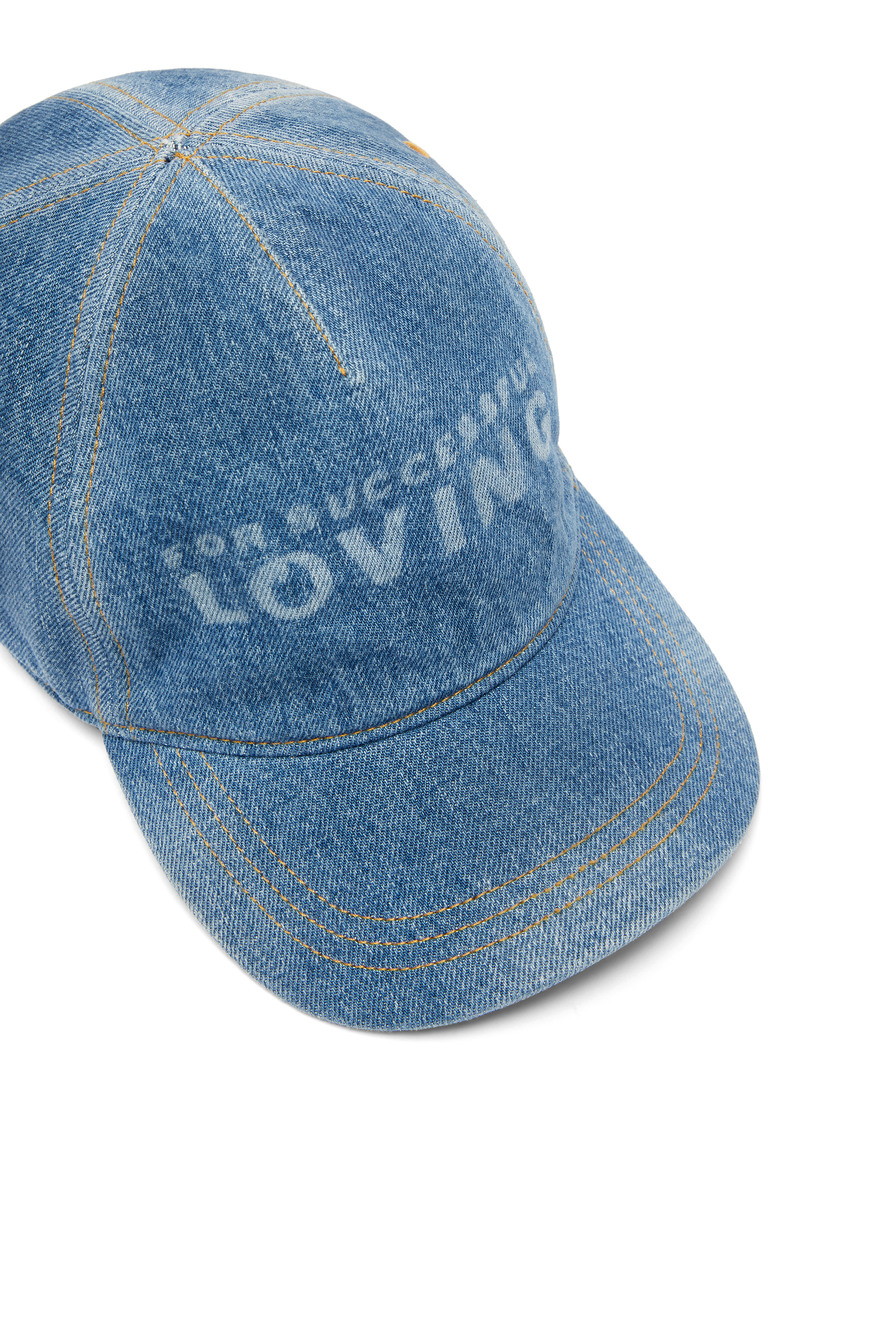 Diesel - PR-CAP-CHITIN, Gorra de b&eacute;isbol denim con logo For Successful Loving Unisex in Azul marino - 3