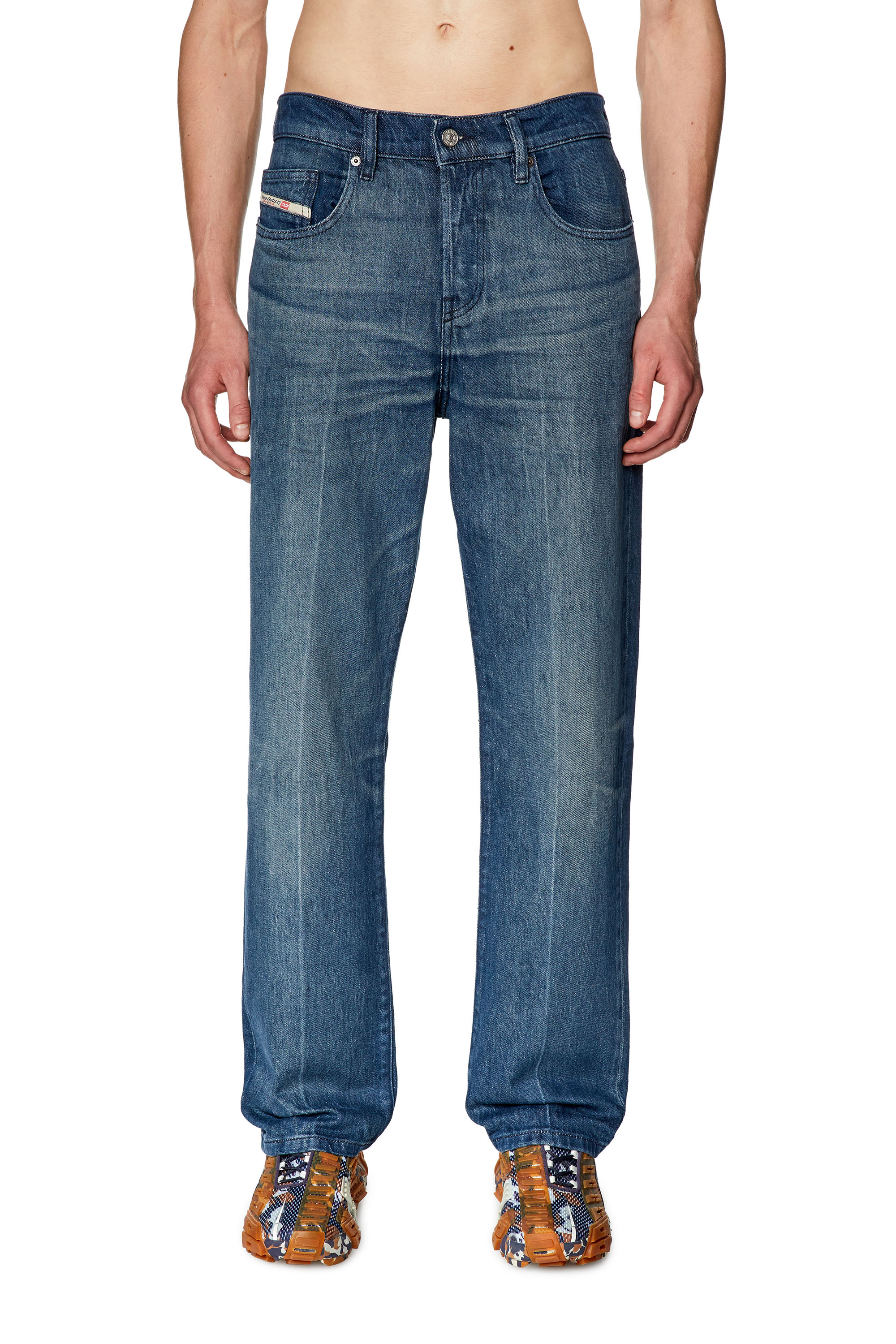 Diesel - Straight Jeans 2020 D-Viker 0ENAM, Azul medio - Image 1
