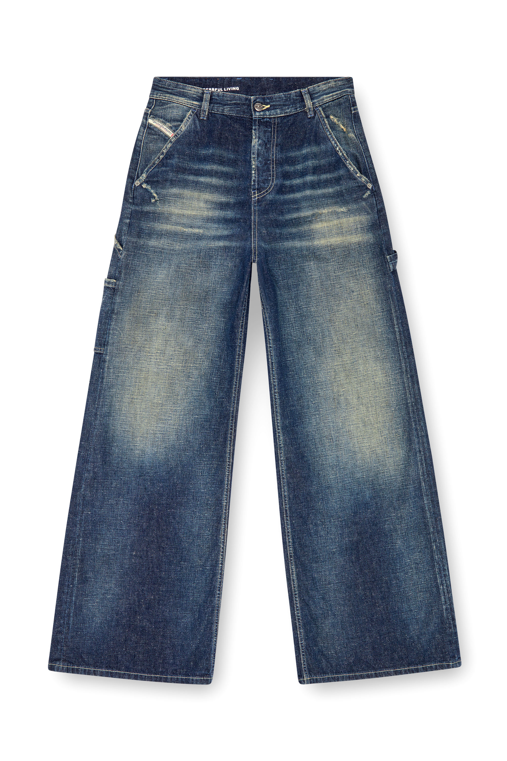 Diesel - Straight Jeans 1996 D-Sire 09J91 Mujer, Azul Oscuro - 5