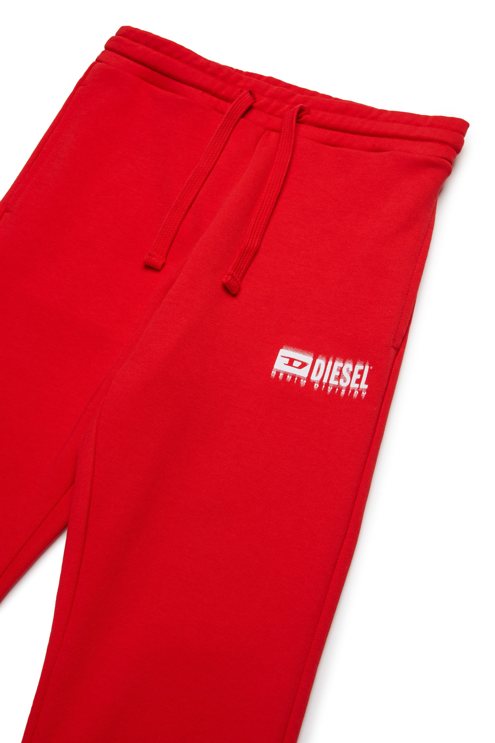 Diesel - PBASE, Pantalones deportivos con logotipo manchado Hombre in Rojo - 3