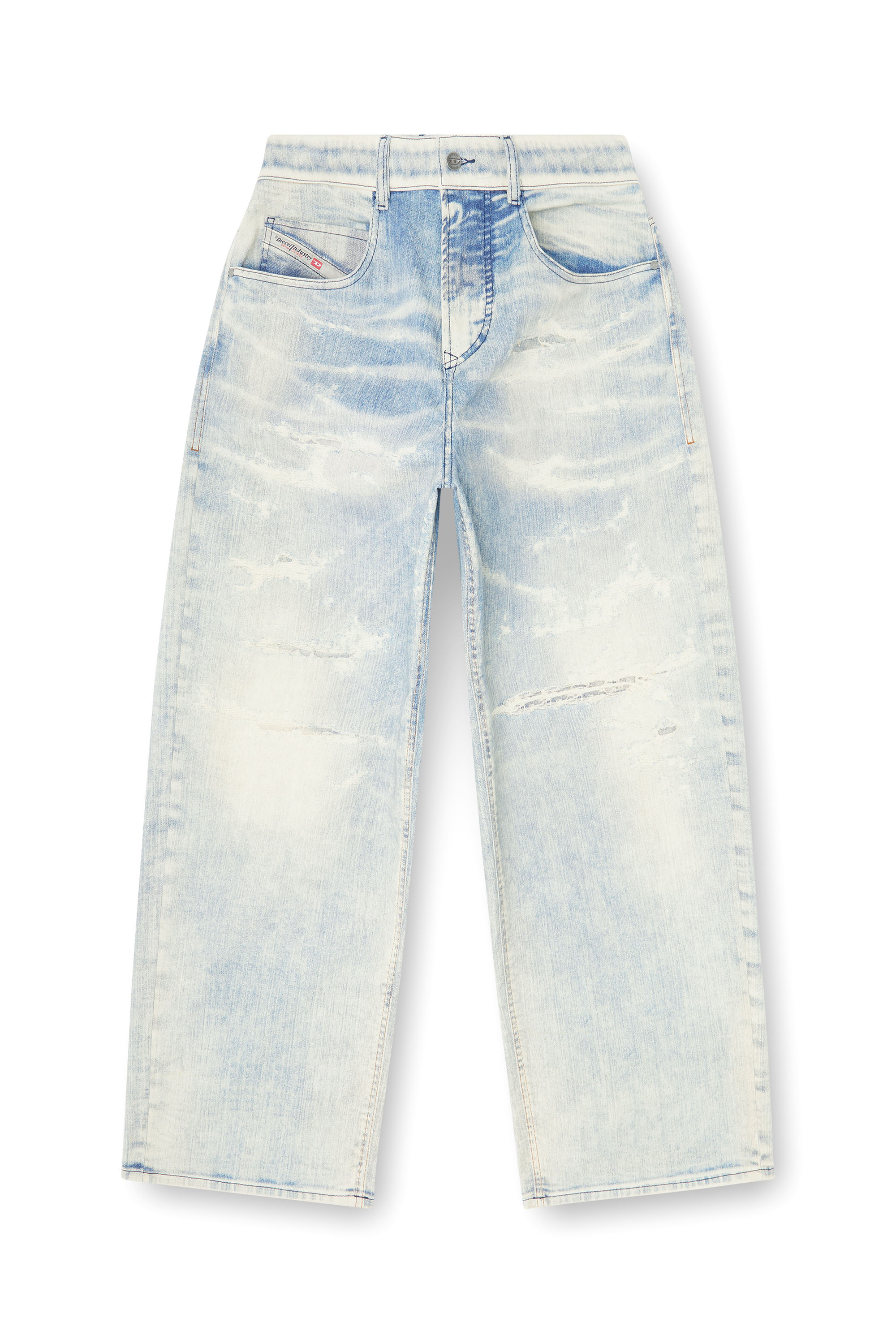 Diesel - Relaxed 2097 D-Enim-M Joggjeans&reg; 068XM Unisex, Azul Claro - 6