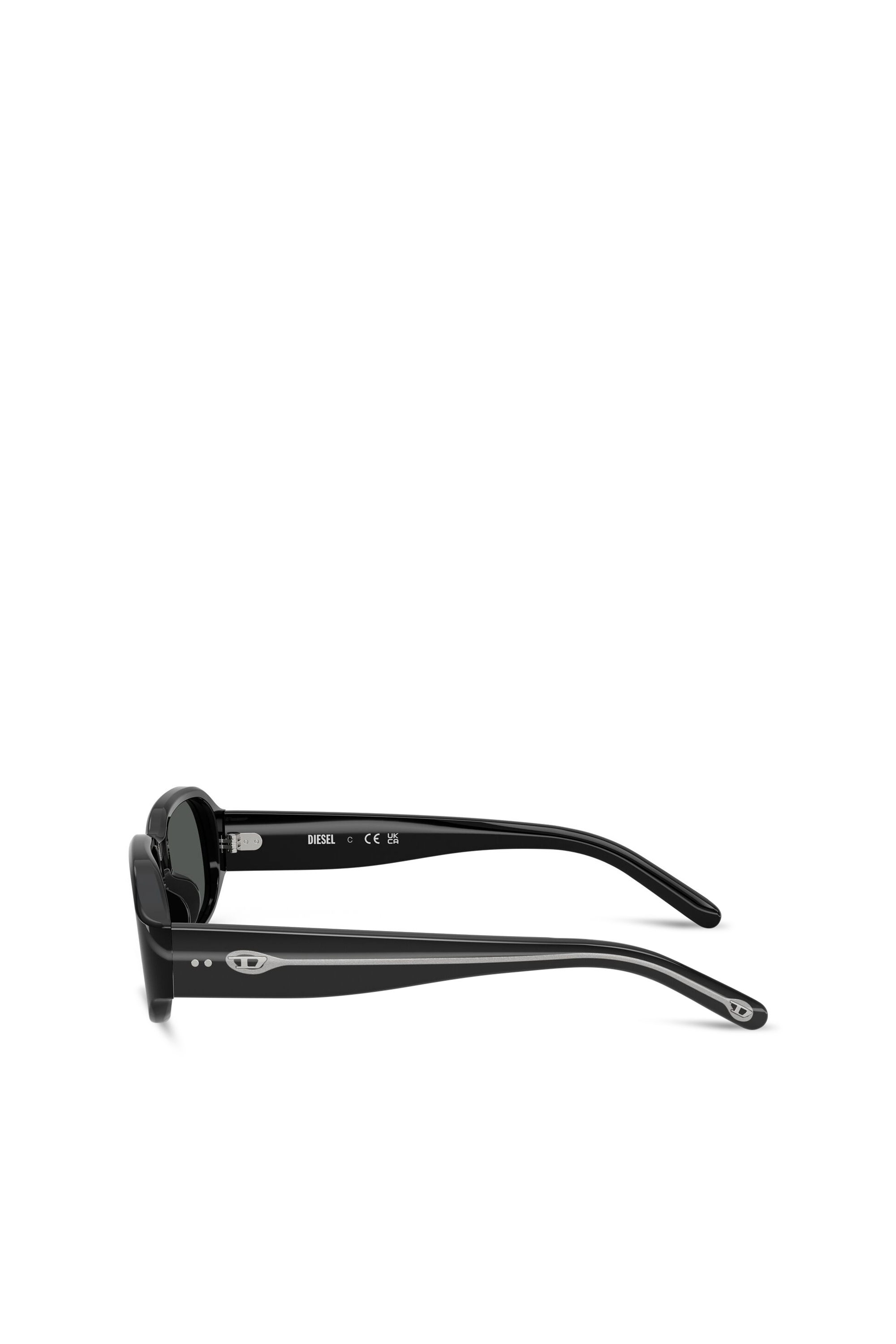 Diesel - 0DL2009U, Gafas de sol rectangulares Unisex in Negro - 5