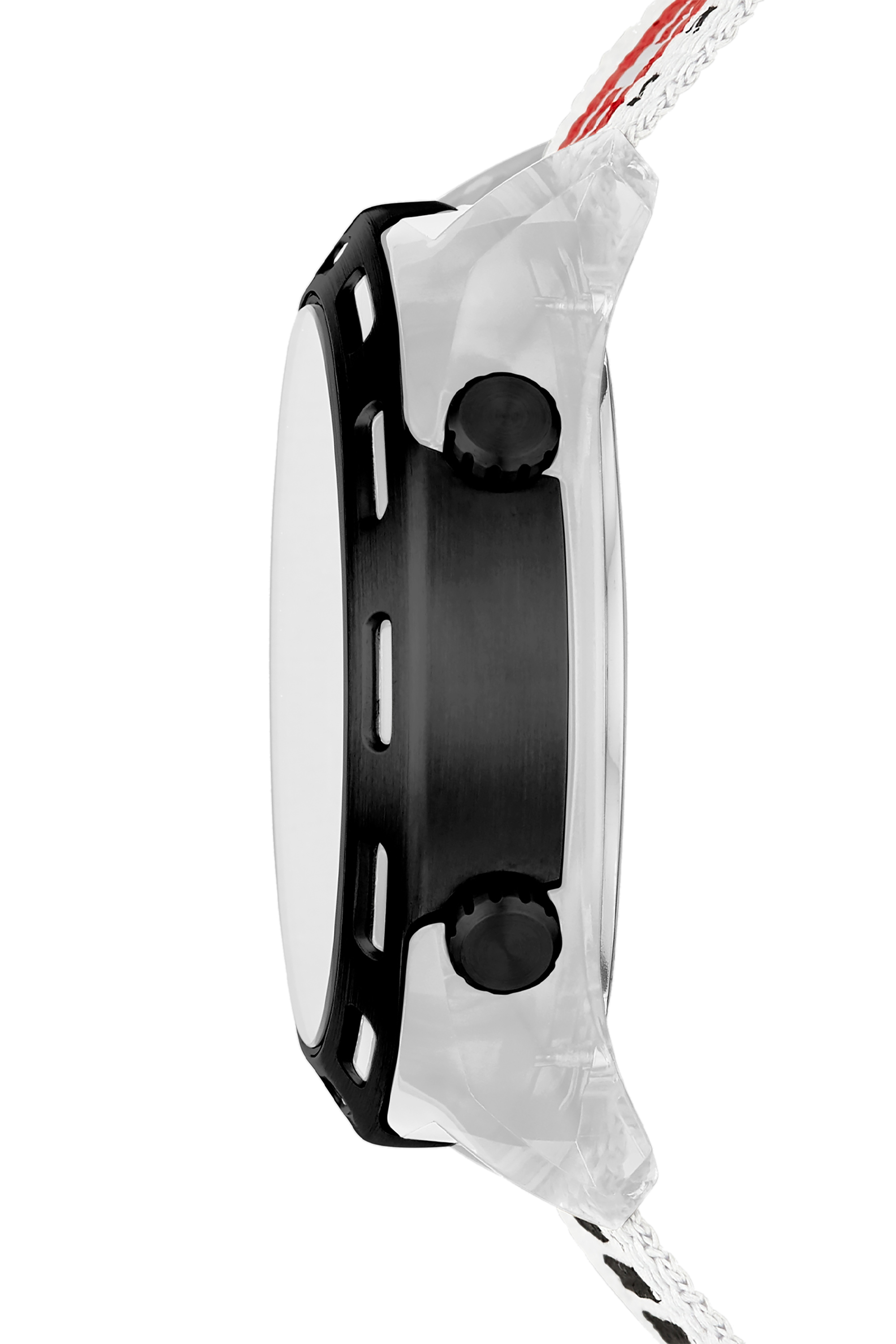 Diesel - DZ1938, Reloj digital Crusher con pulsera blanca en nailon Unisex in Blanco - 2