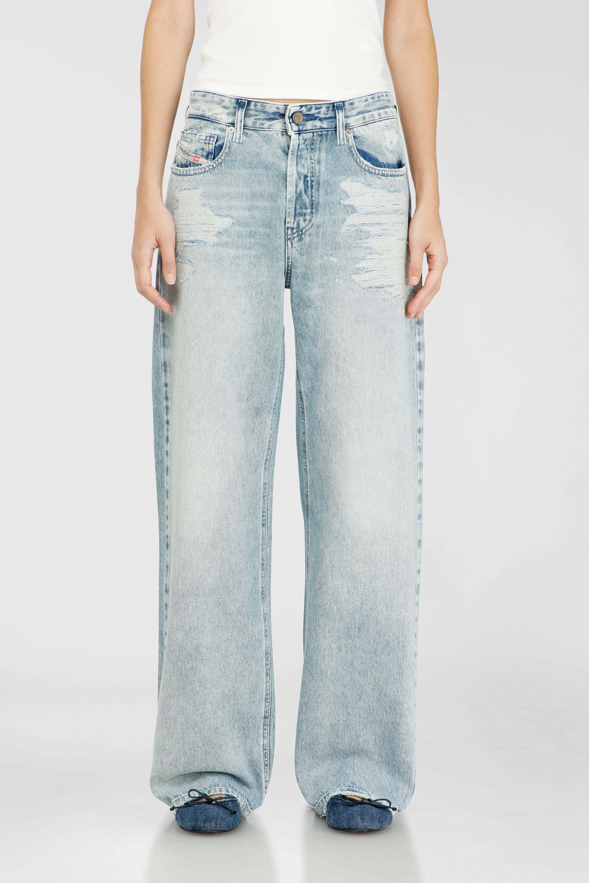 Diesel - Relaxed Jeans 1990 D-Waigee 09R51 Mujer, null - 4