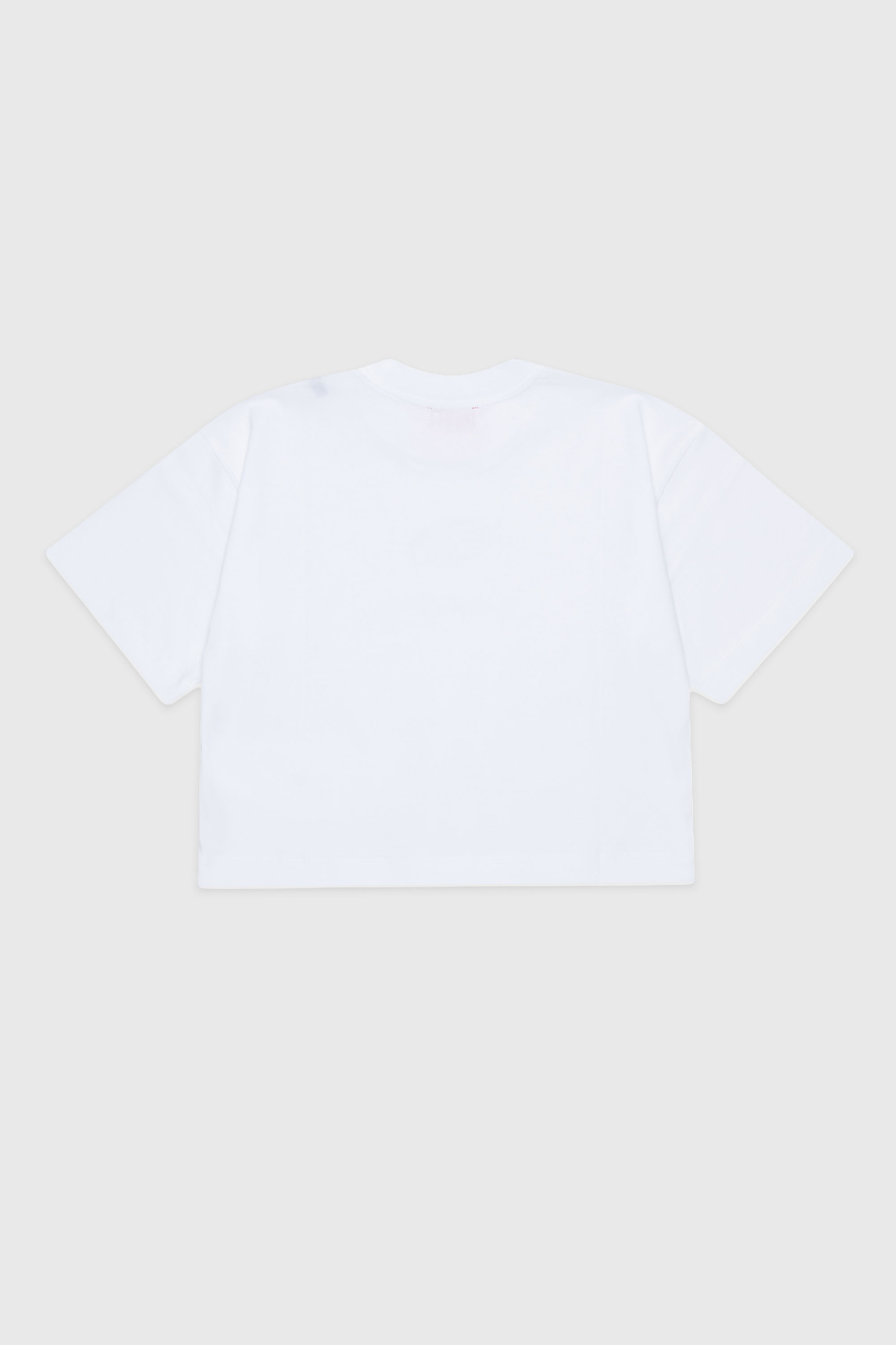 Diesel - TLIXIN, Cropped T-shirt con logo Oval D Mujer in Blanco - 1