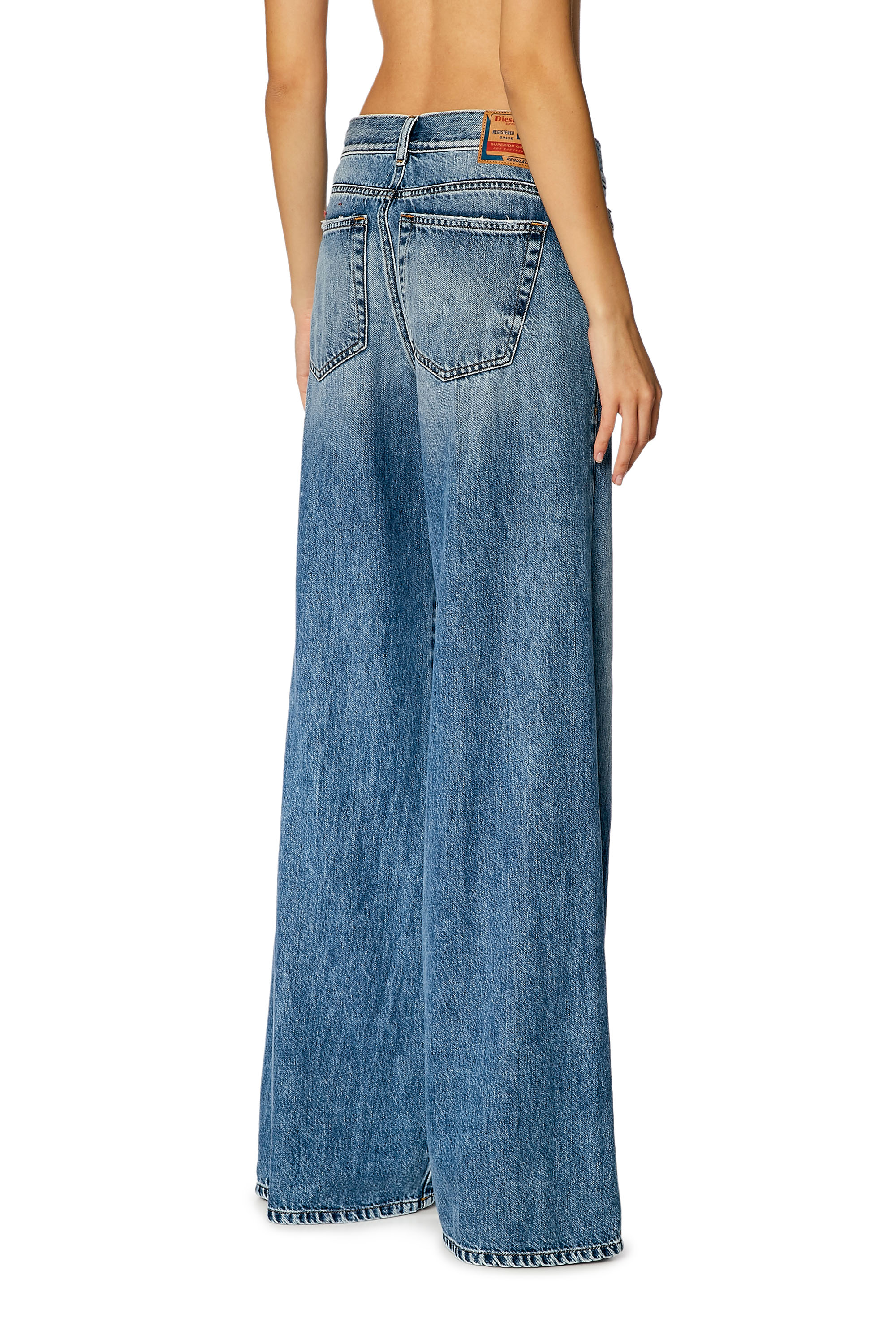 Diesel - Flare Jeans 1978 D-Akemi 09H95 Mujer, Azul medio - 4