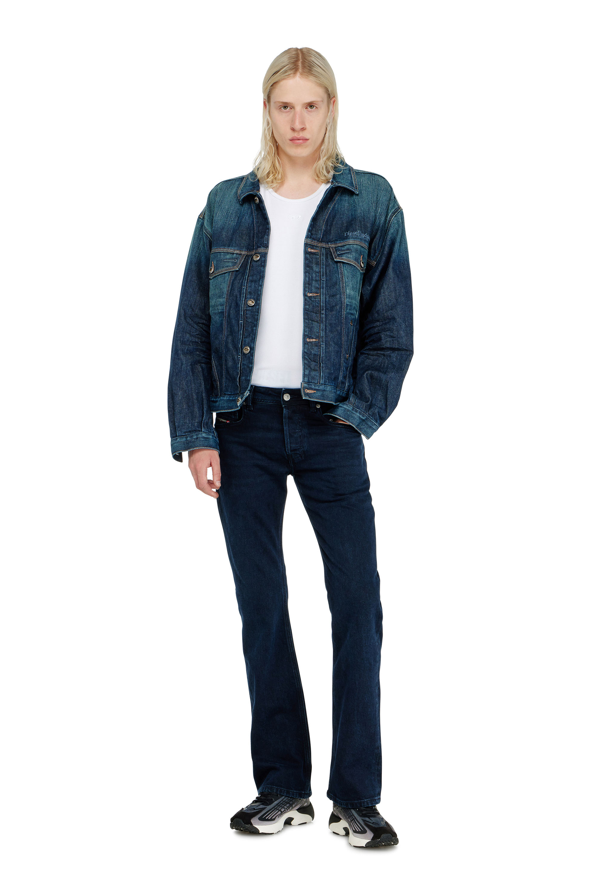 Diesel - Bootcut Jeans 2007 Zatiny 0KBBJ Hombre, Azul Oscuro - 1