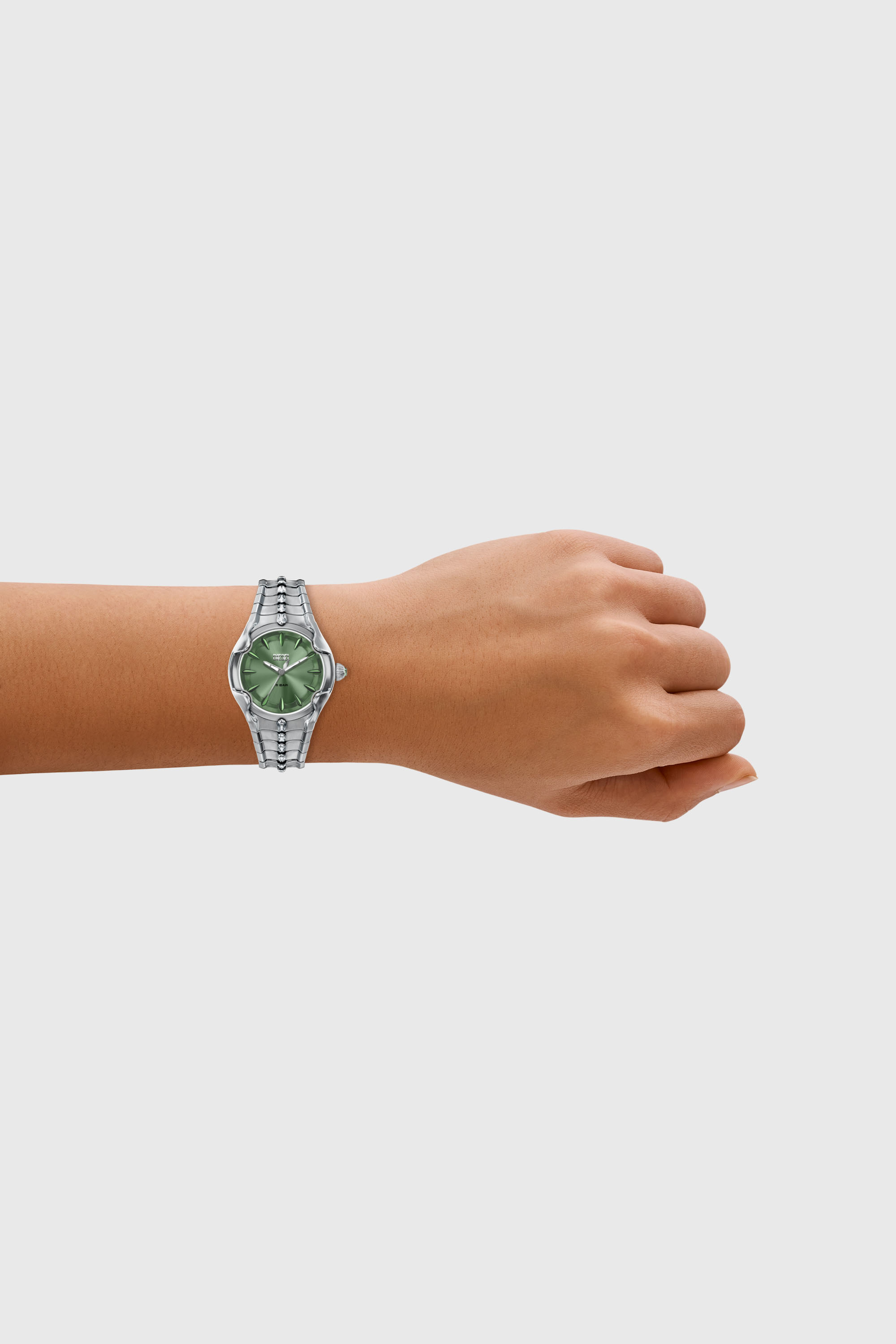 Diesel - DZ5632 WATCH, Reloj Vert de acero inoxidable Hombre in Plateado - 5
