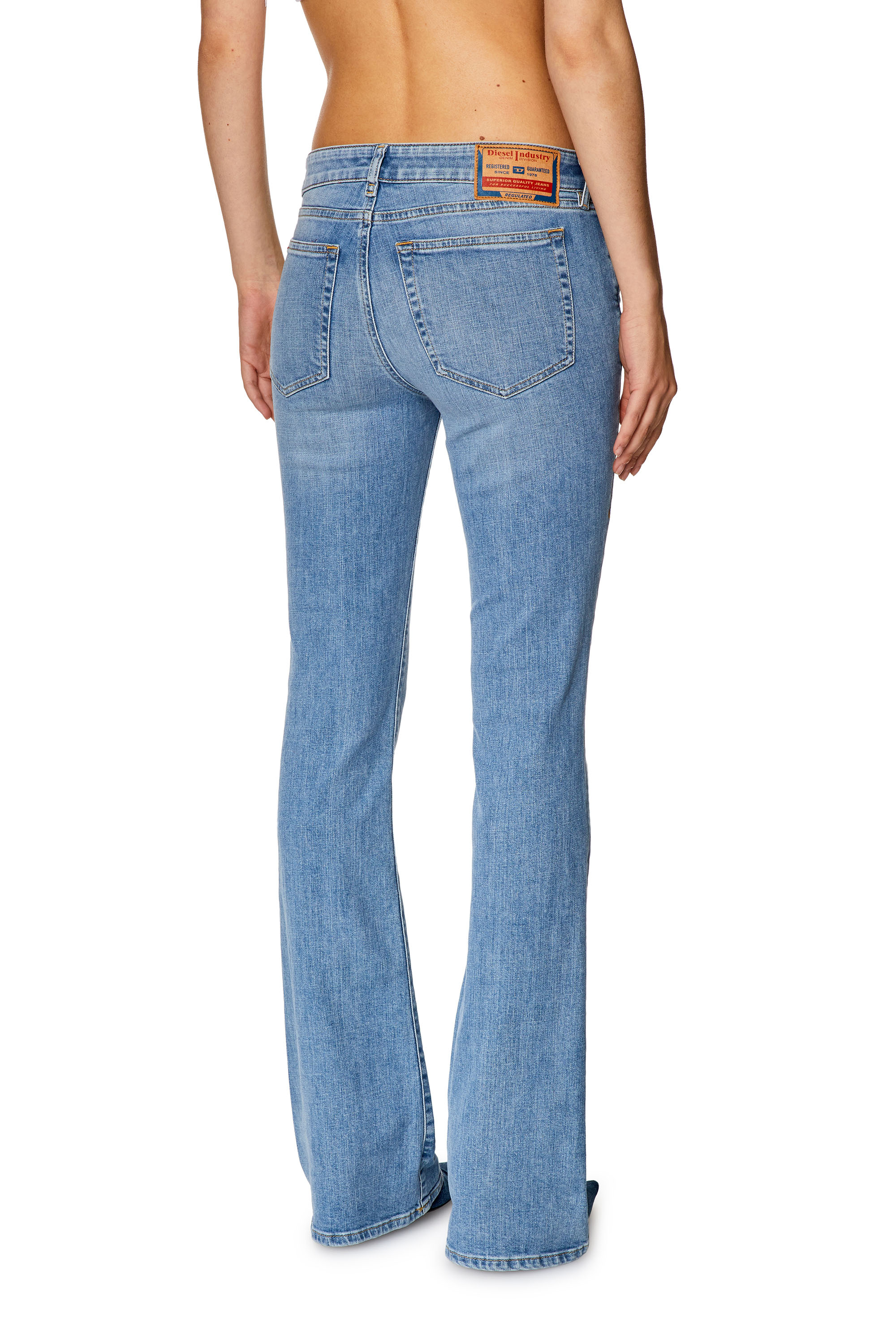 Diesel - Bootcut and Flare Jeans 1969 D-Ebbey 09F76, Azul Claro - Image 3