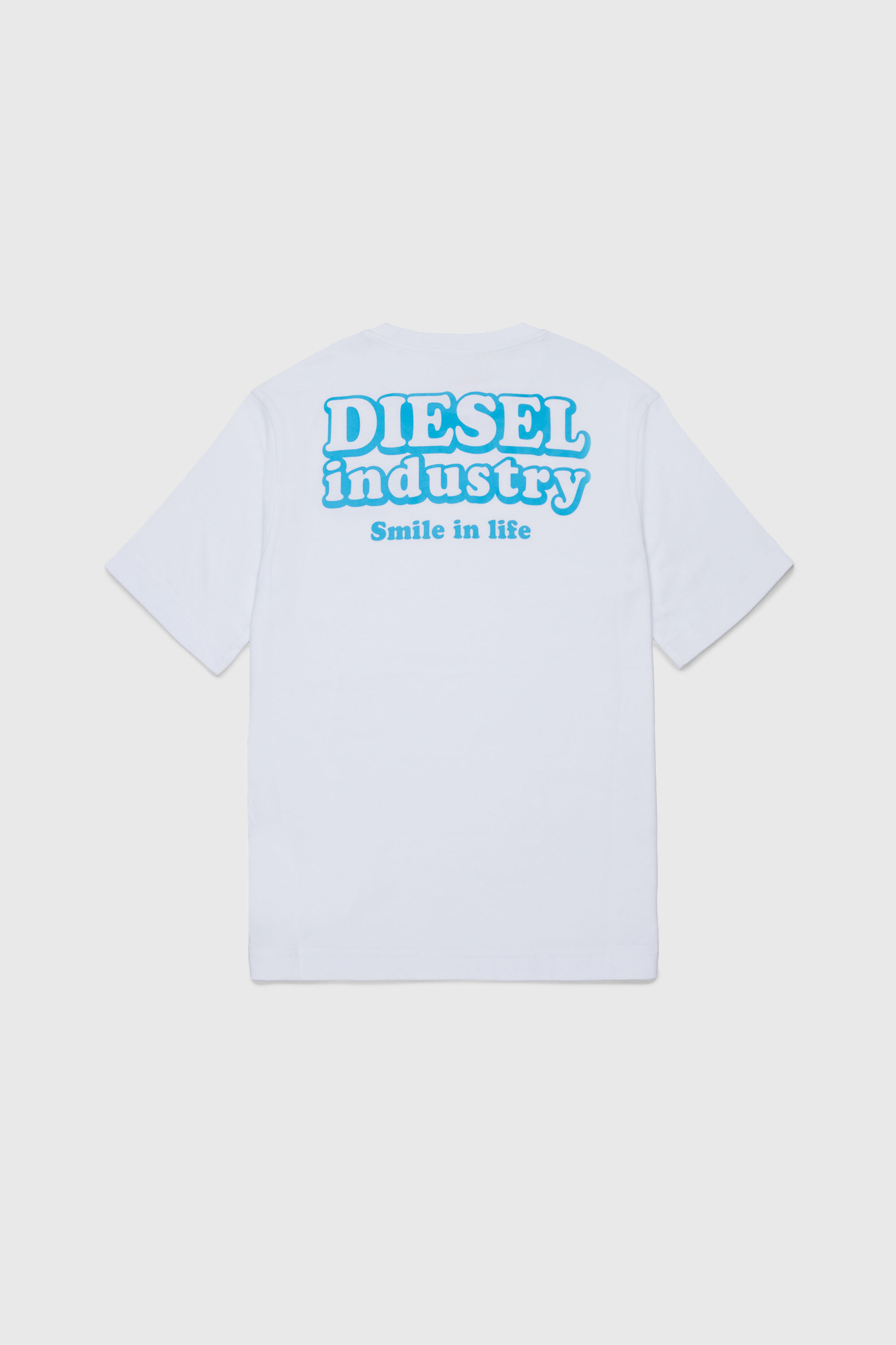 Diesel - TLODIM OVER, Camiseta con estampado Diesel Industry Hombre in Blanco - 2