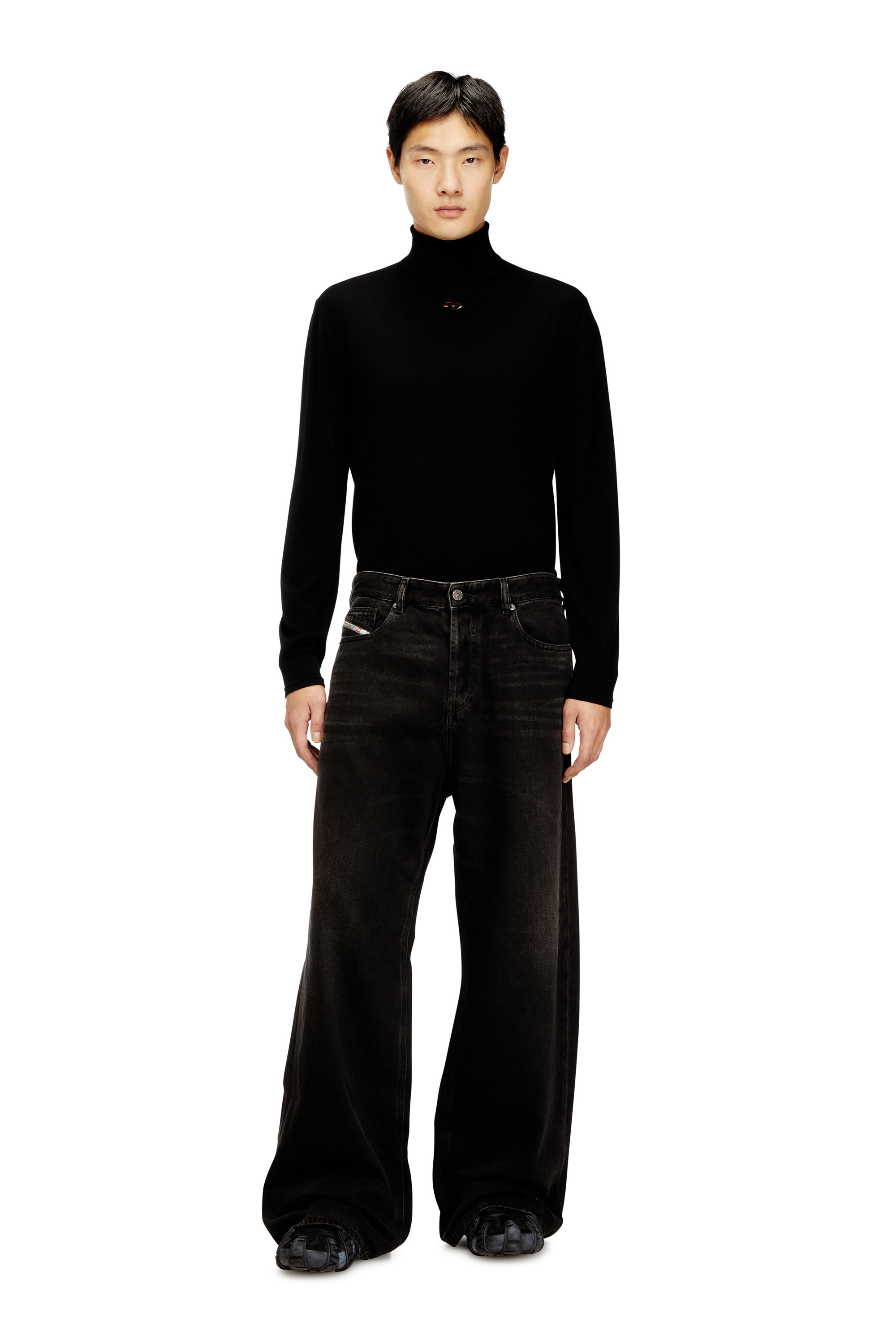 Diesel - Relaxed Jeans 1996 D-Sire 09J96 Mujer, Negro/Gris oscuro - 4