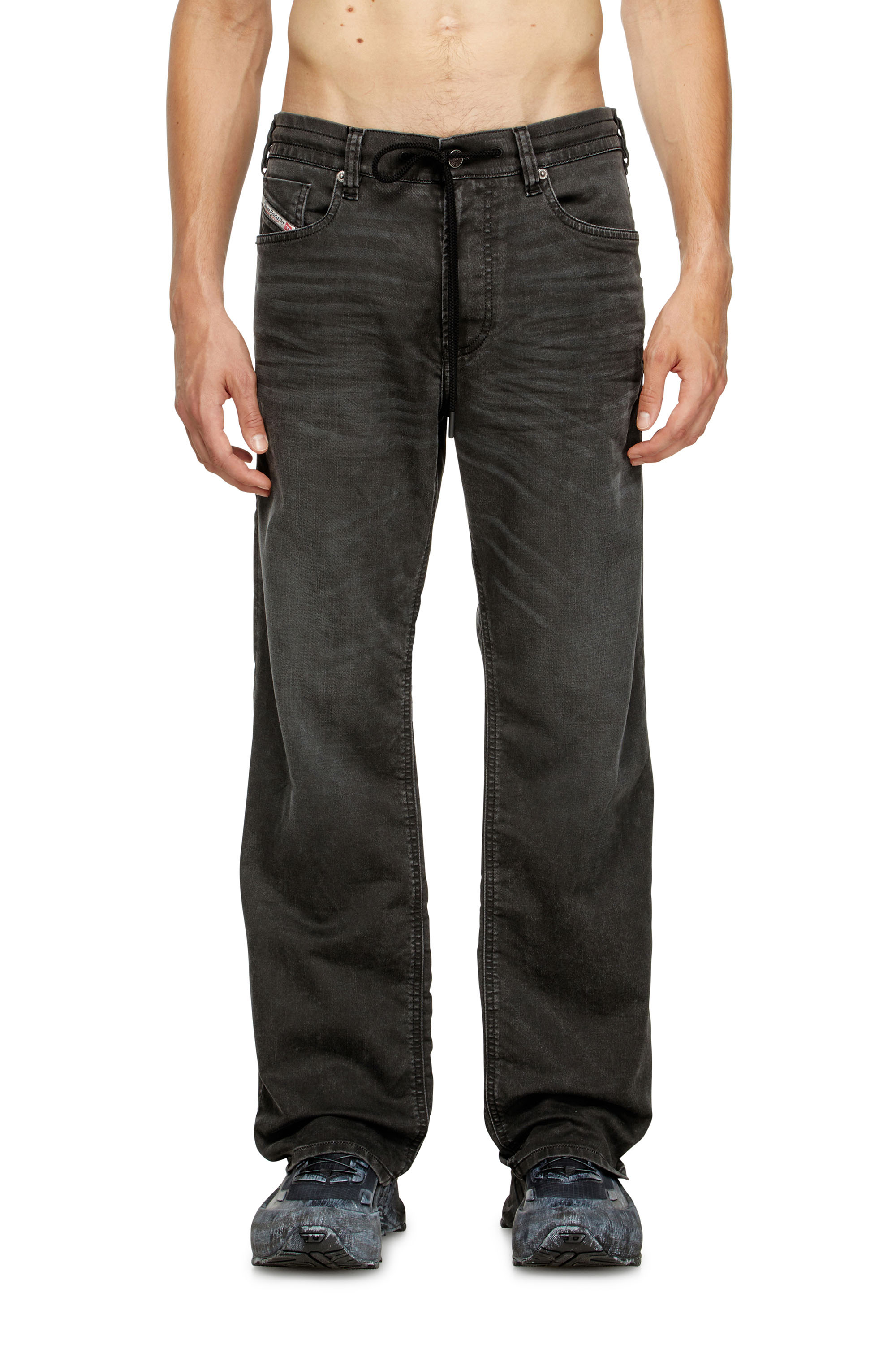 Diesel - Relaxed 2080 D-Reel Joggjeans® 09J75 Hombre, Negro/Gris oscuro - 1