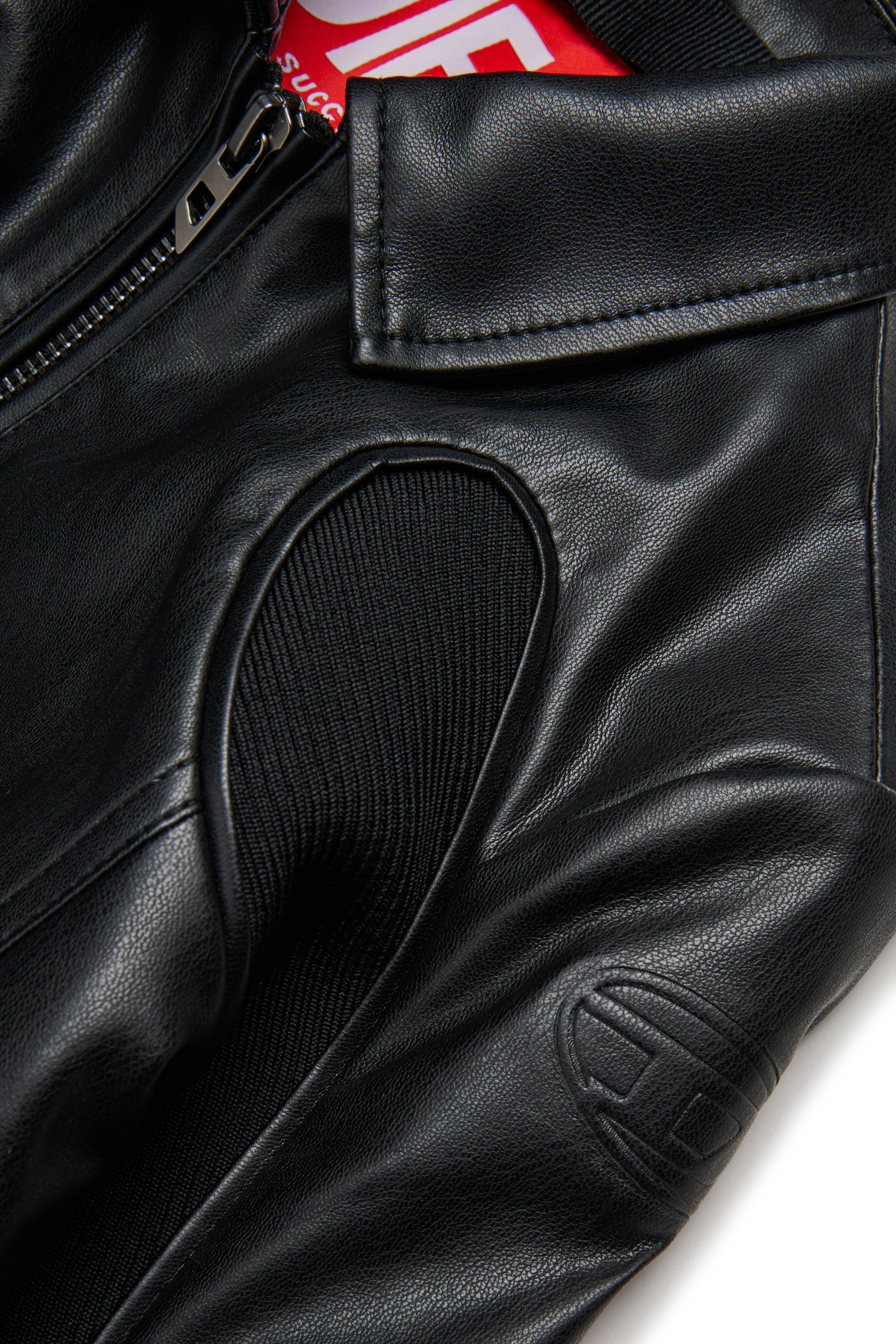 Diesel - JLTOTEMP1, Chaqueta biker con cremallera Mujer in Negro - 4