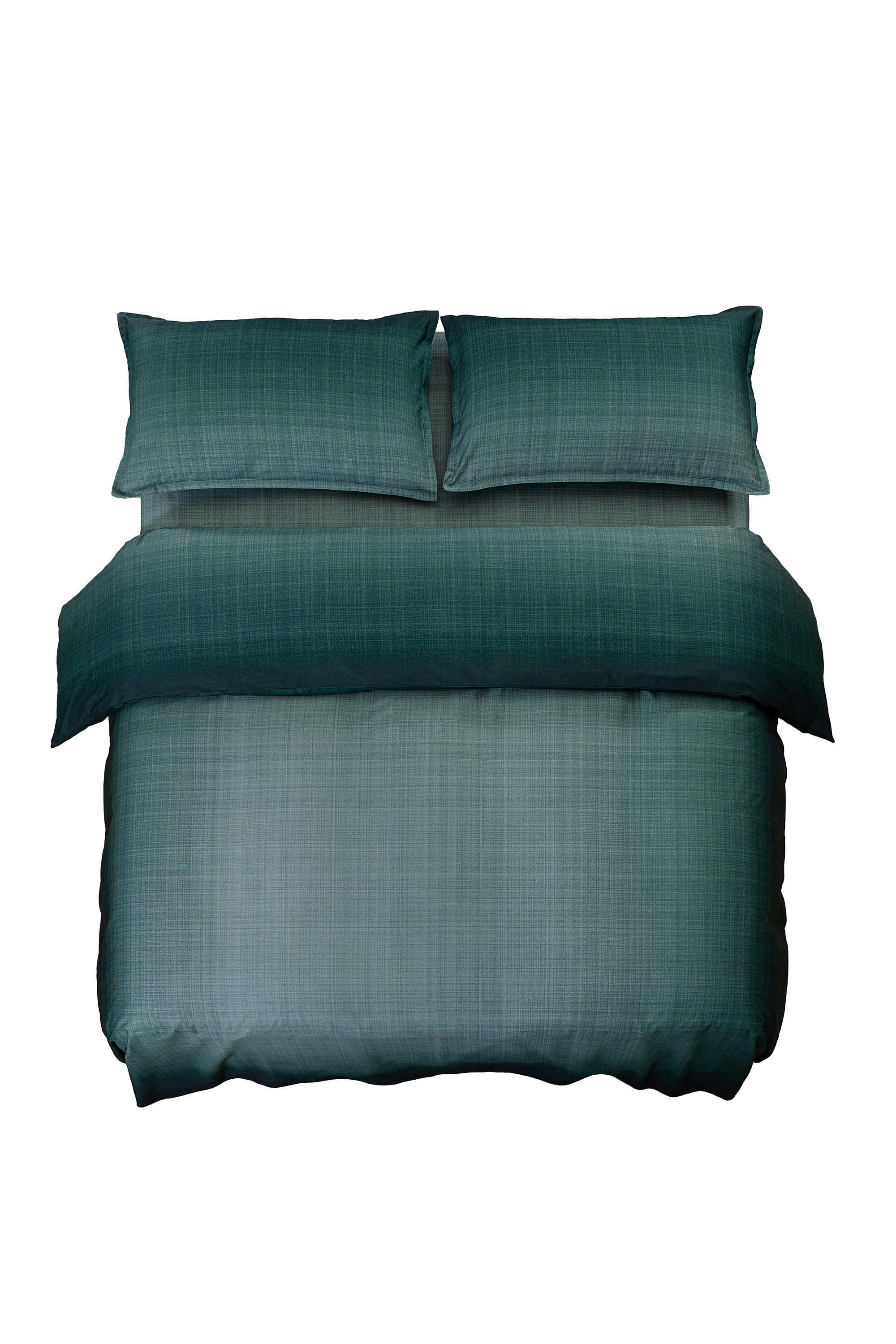 1016269  IRIDESCENT BLUE DUVET COVER SET, Verde