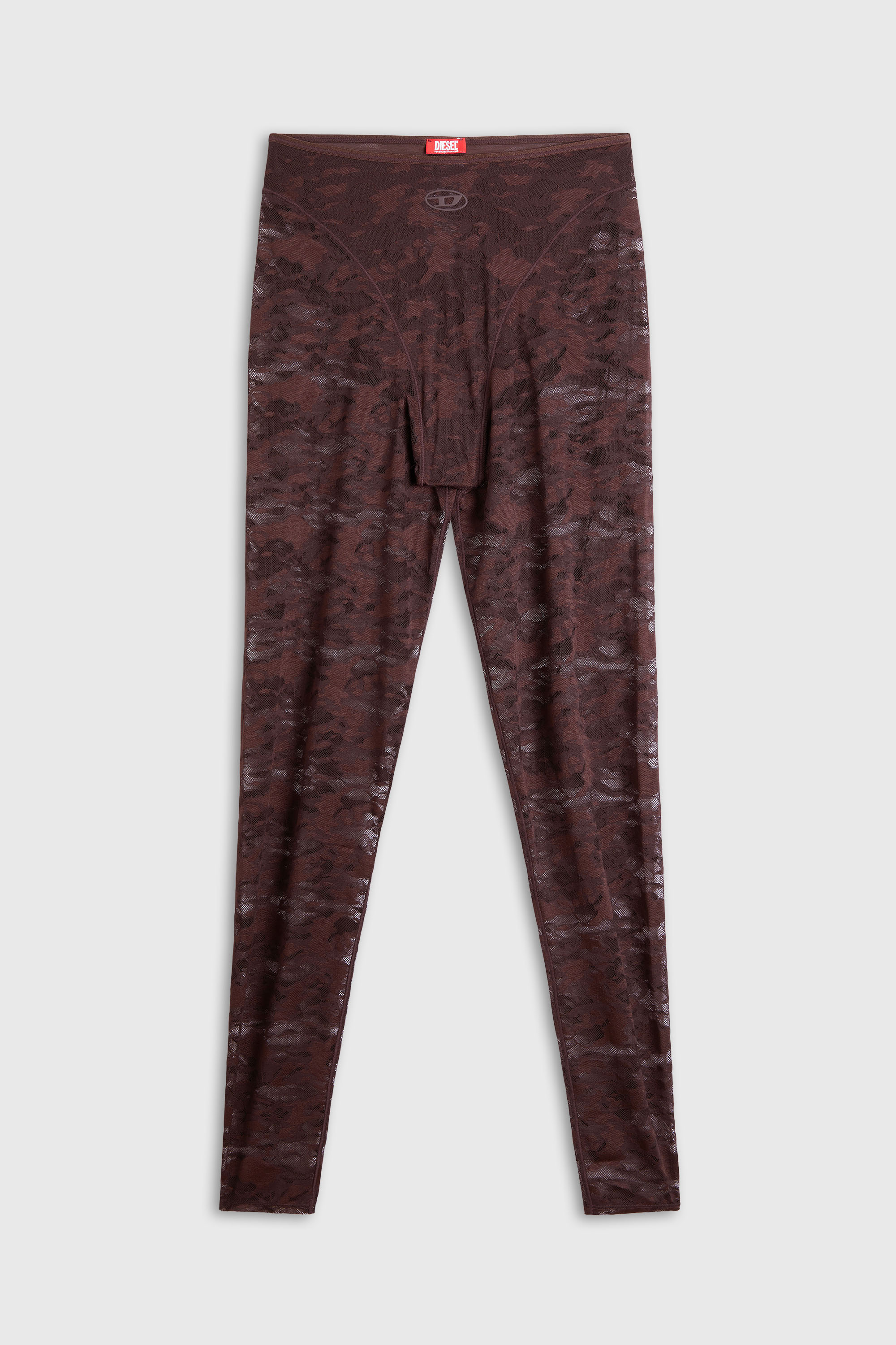 Diesel - HAYLEY-UTLT, Woman's Leggings in nylon camouflage lace in null - 6