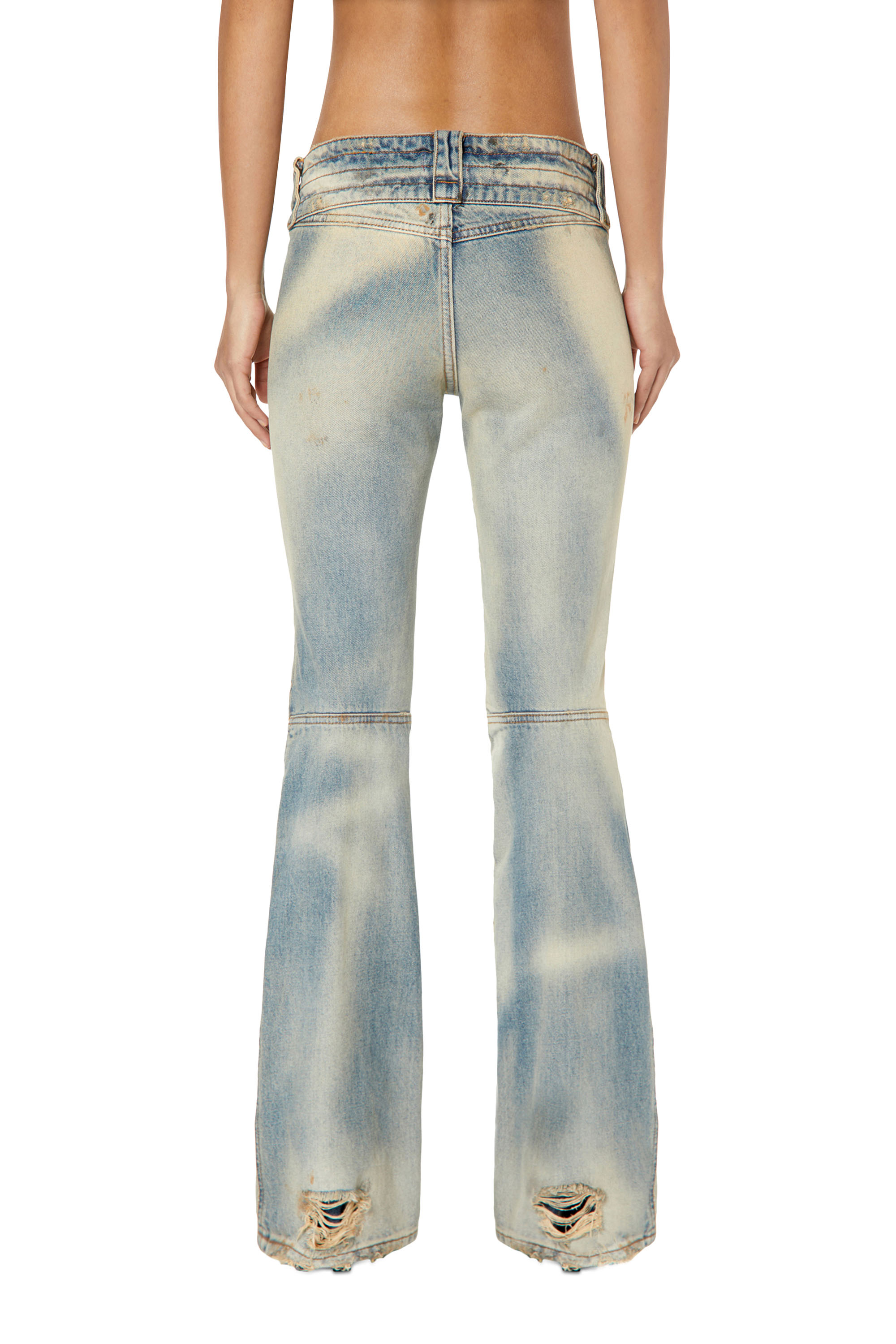 Diesel - Belthy 0ENAF Bootcut and Flare Jeans, Azul Claro - Image 4