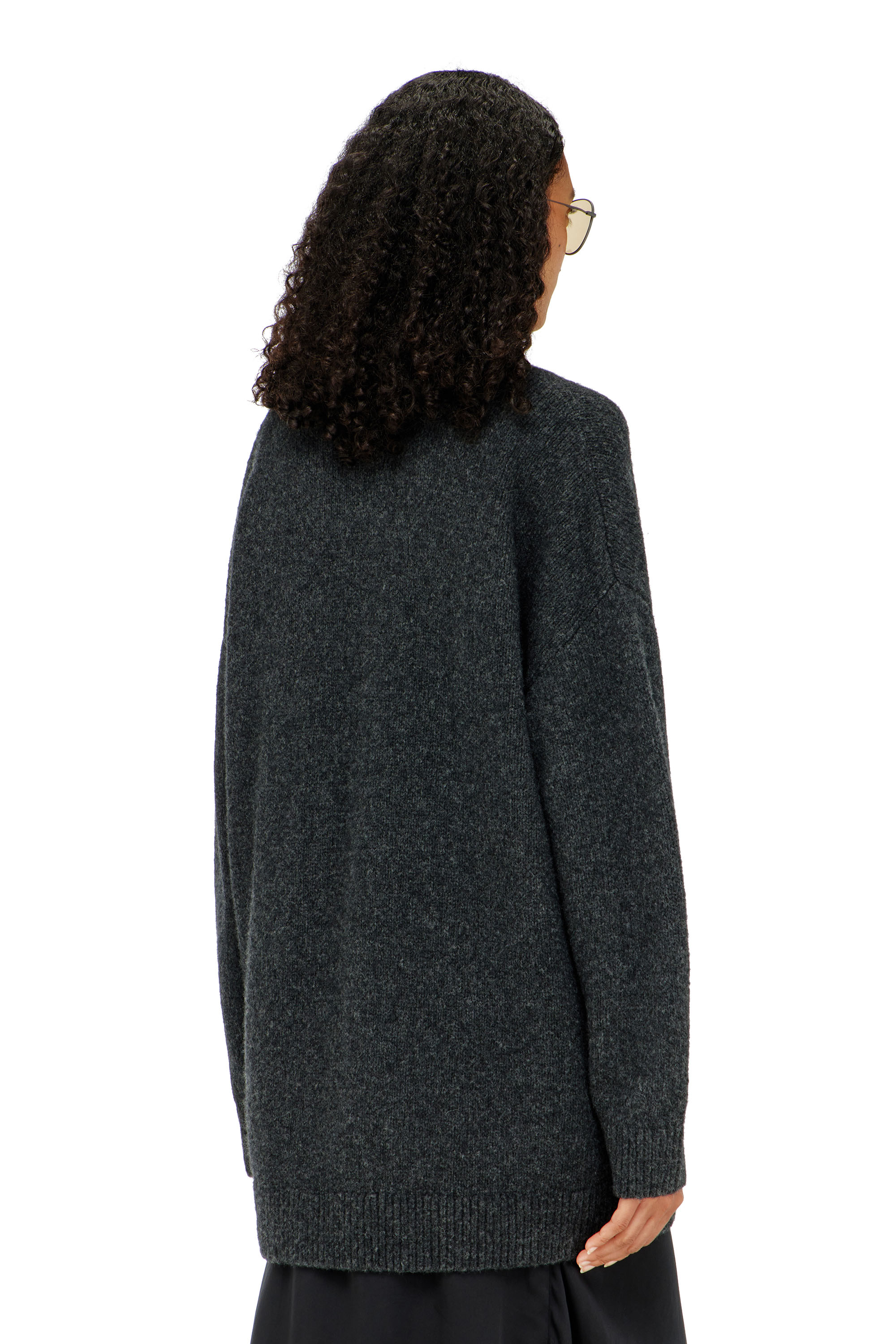 Diesel - M-AREELA, C&aacute;rdigan de mezcla de lana y alpaca Mujer in Multicolor - 4