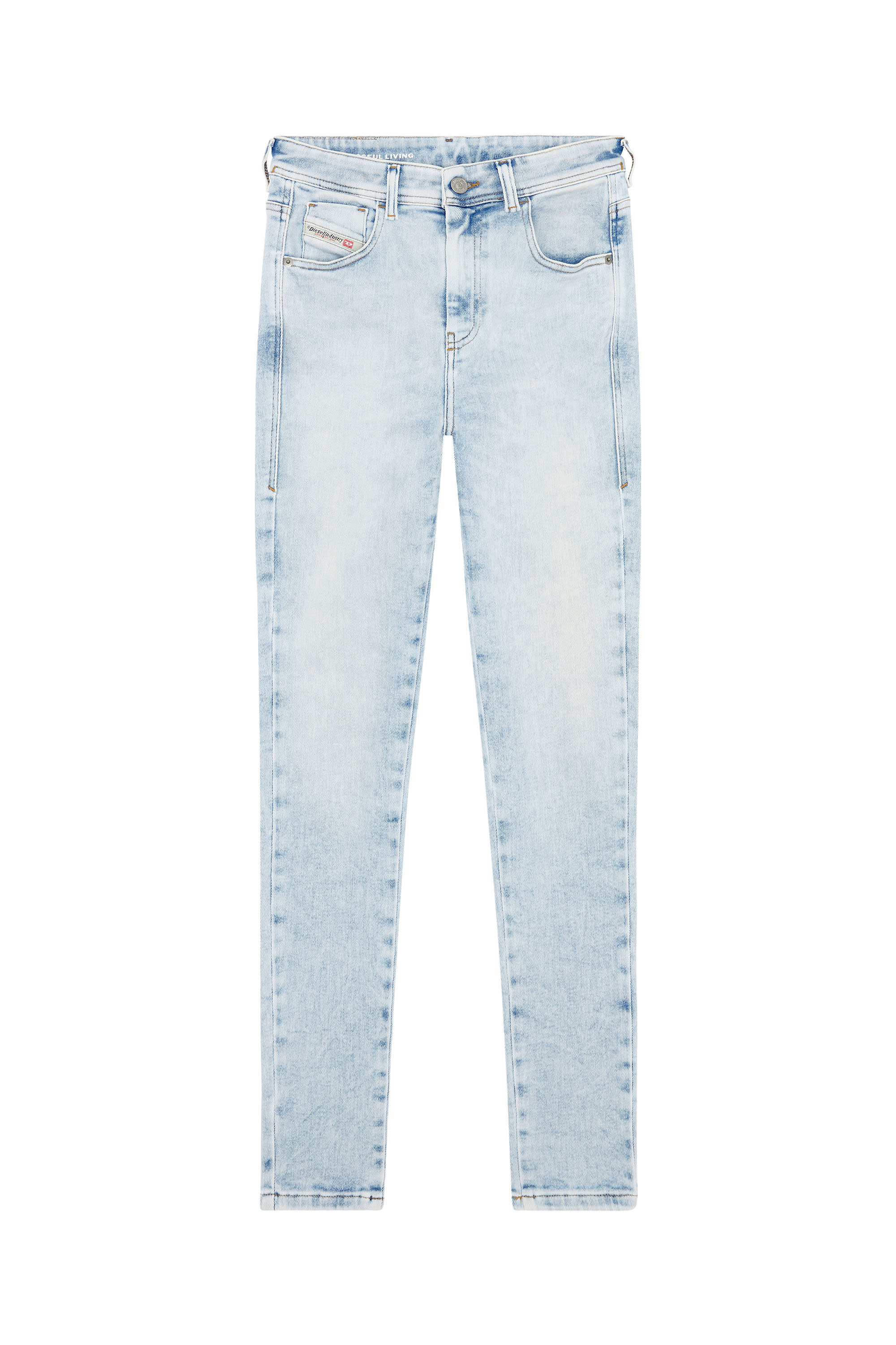 Diesel - Super skinny Jeans 1984 Slandy-High 09G17, Azul Claro - Image 5