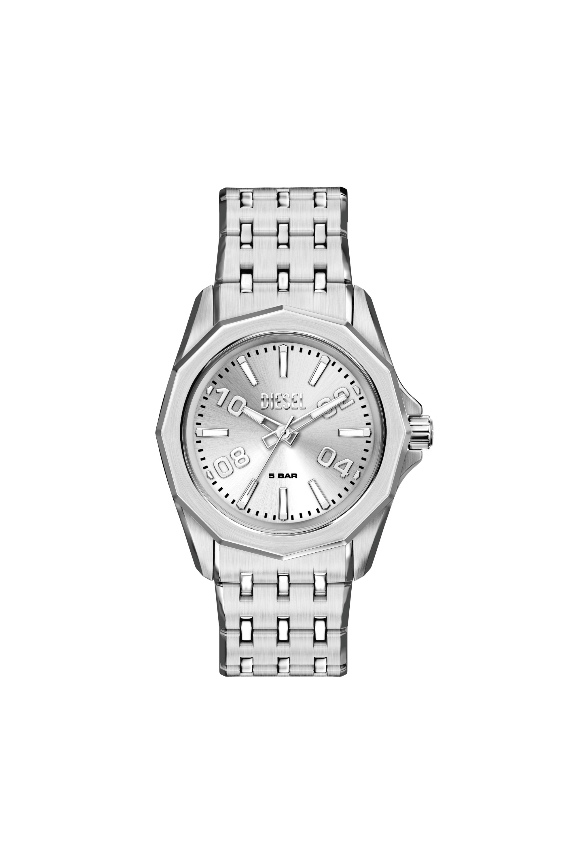Diesel - DZ2236 WATCH, Reloj Stinger de acero inoxidable Hombre in Plateado - 1