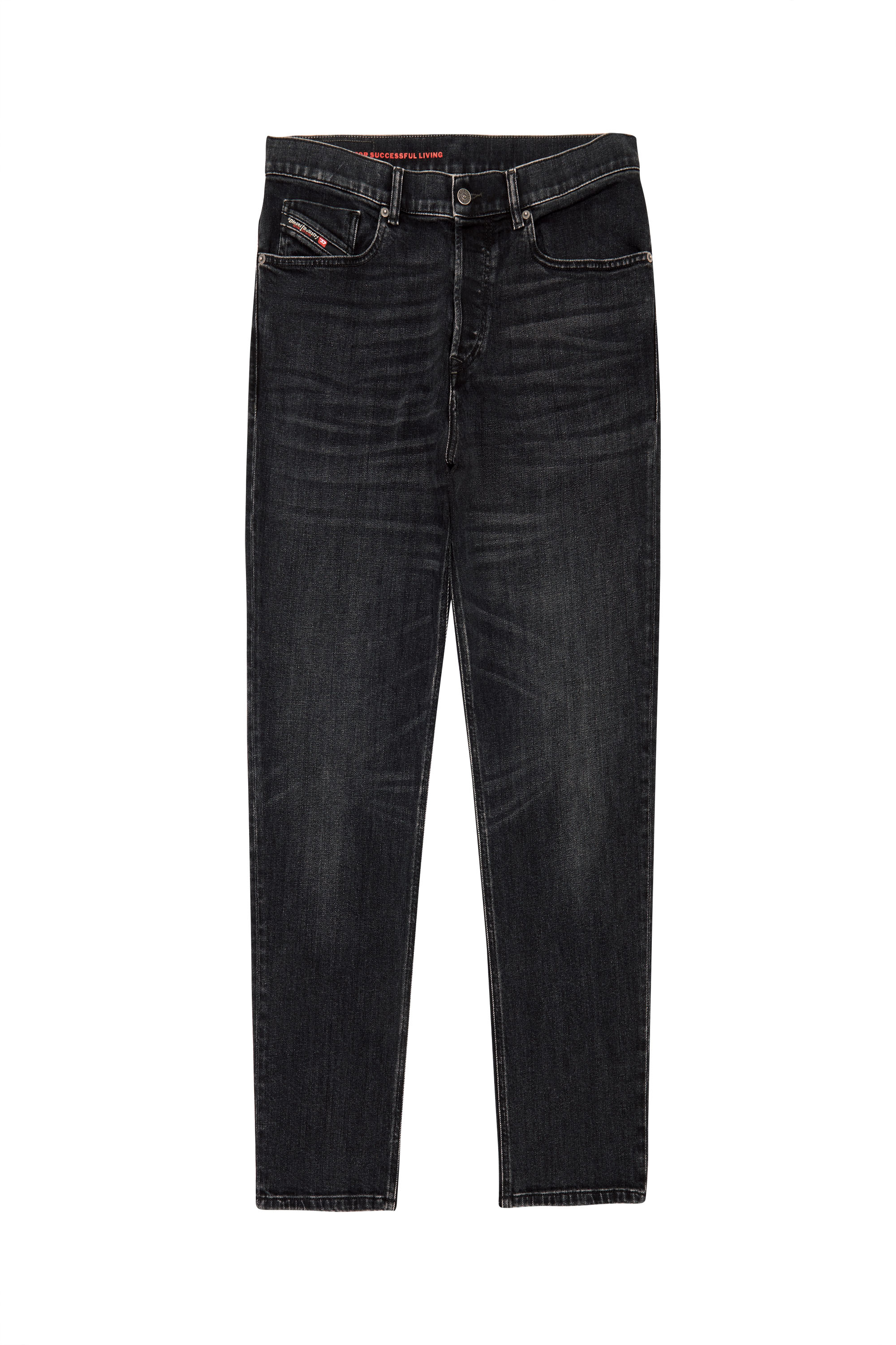 Diesel - 2005 D-FINING 09B83 Tapered Jeans, Negro/Gris oscuro - Image 6
