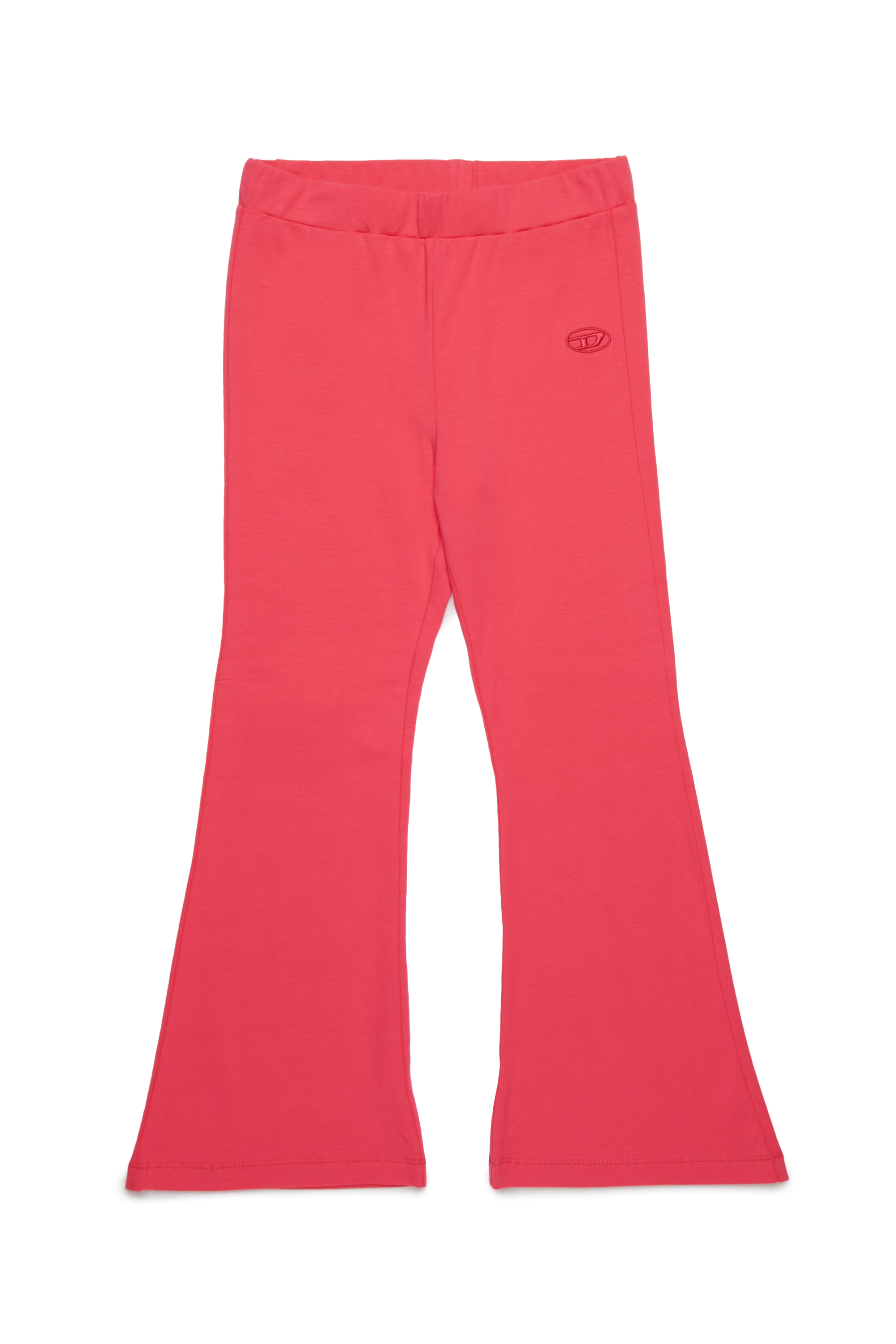 Diesel - PKIA, Leggings acampanados con bordado Oval D Mujer in Rosa - 1