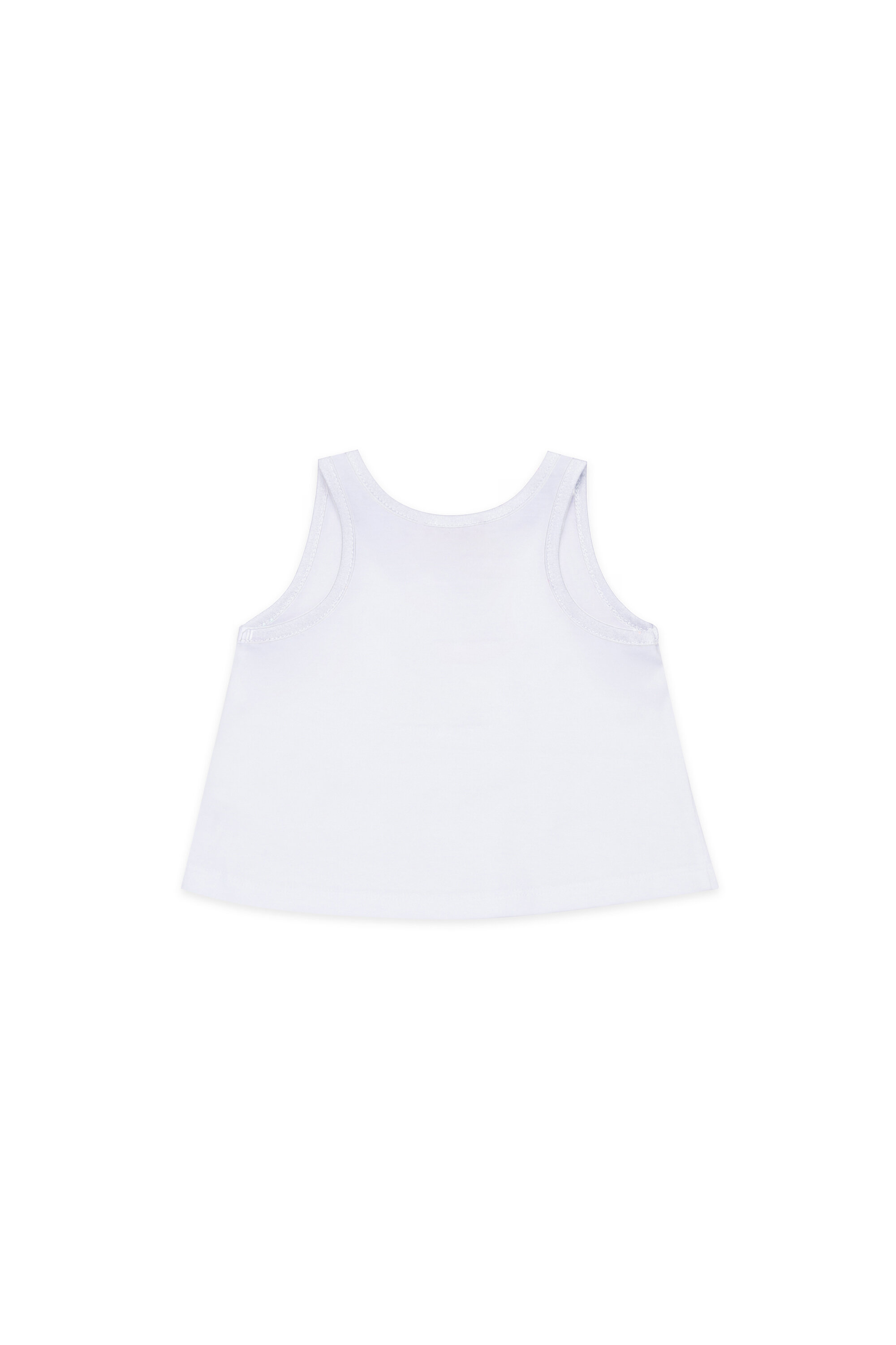 Diesel - MTICEB, Camiseta de tirantes de algod&oacute;n con estampado de helado Mujer in Blanco - 2