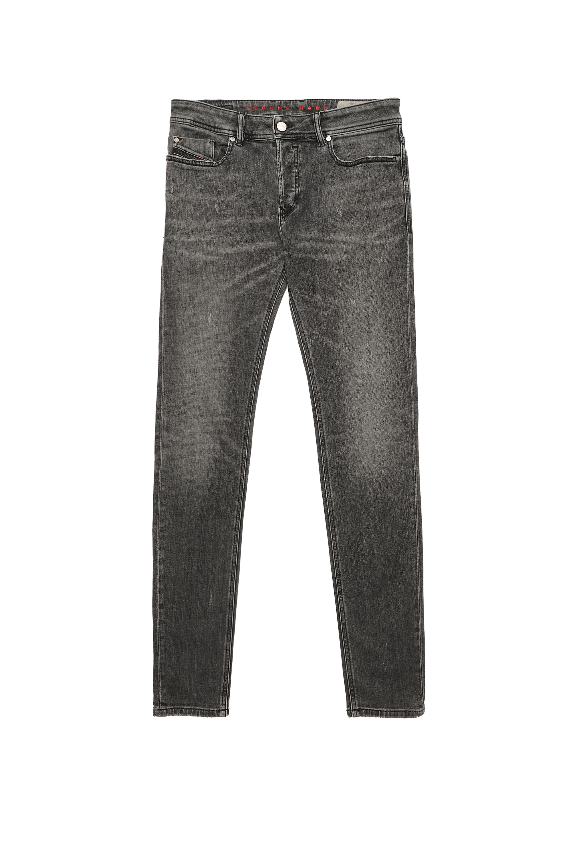 Diesel - TROXER, Diesel Hombre - Vaqueros Gris claro Hombre in Negro - 1