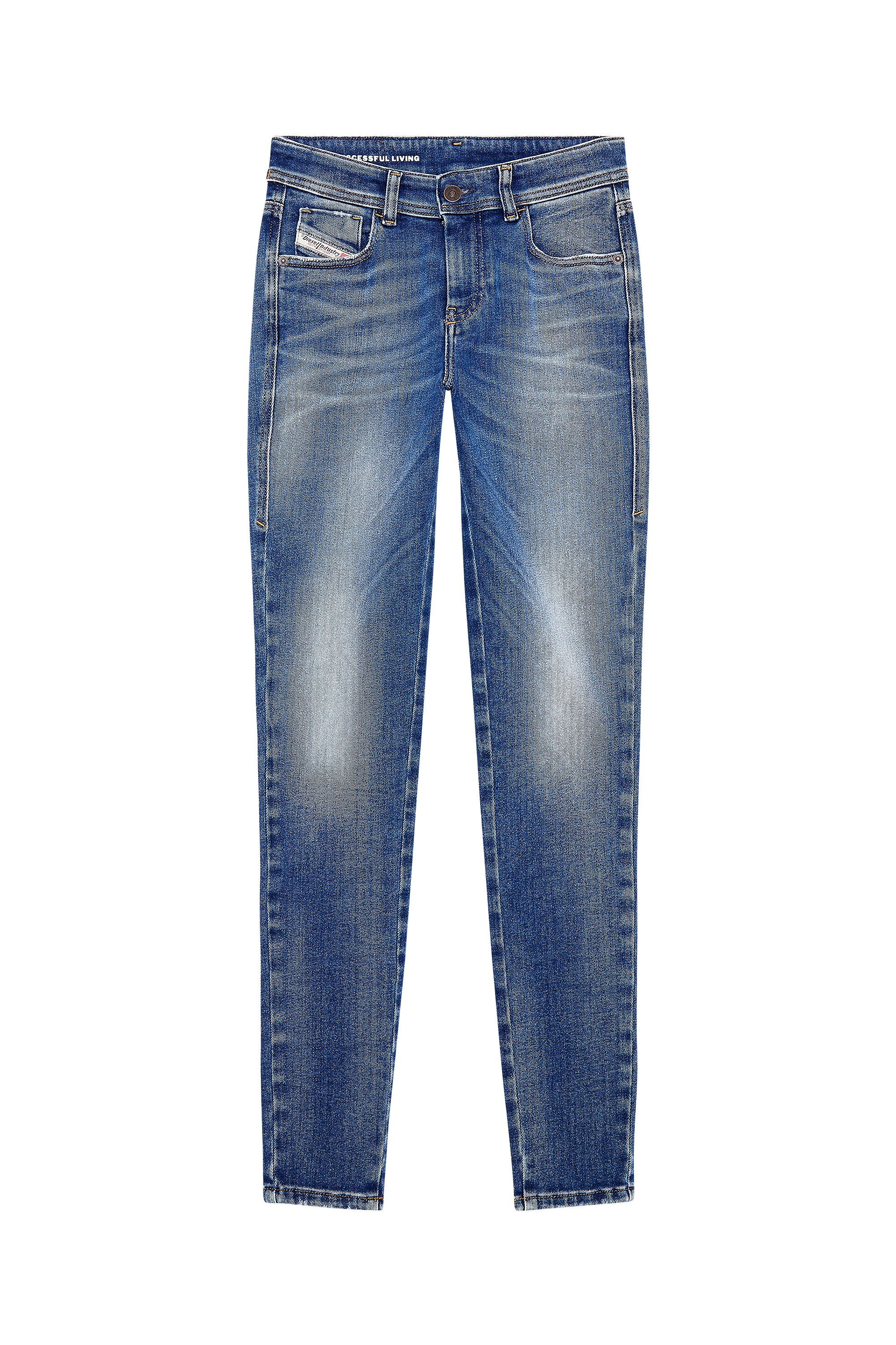 Diesel - Super skinny Jeans 2017 Slandy 09H90, Azul medio - Image 5