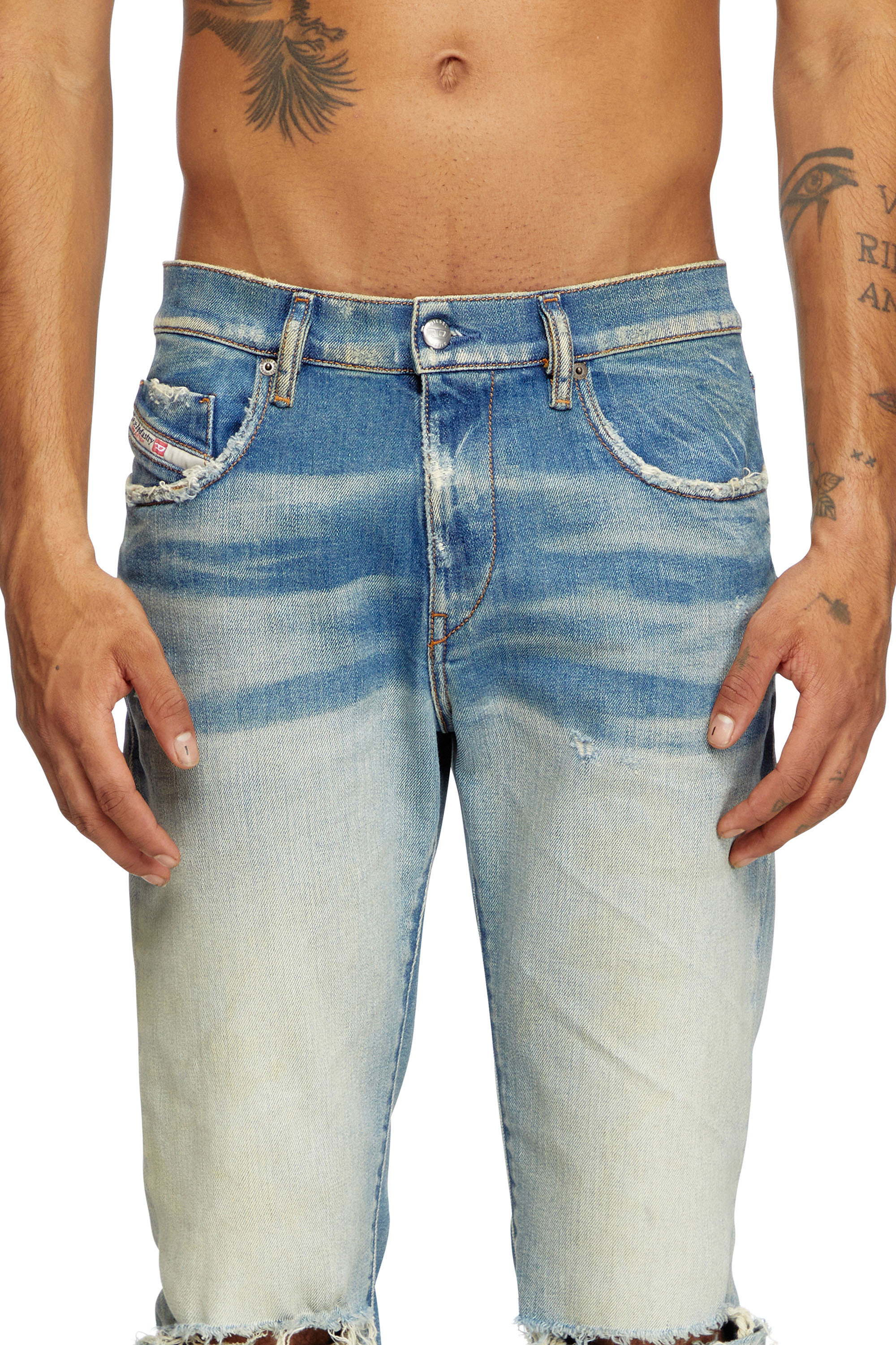 Diesel - Slim Jeans 2019 D-Strukt 09L28 Hombre, Azul medio - 5