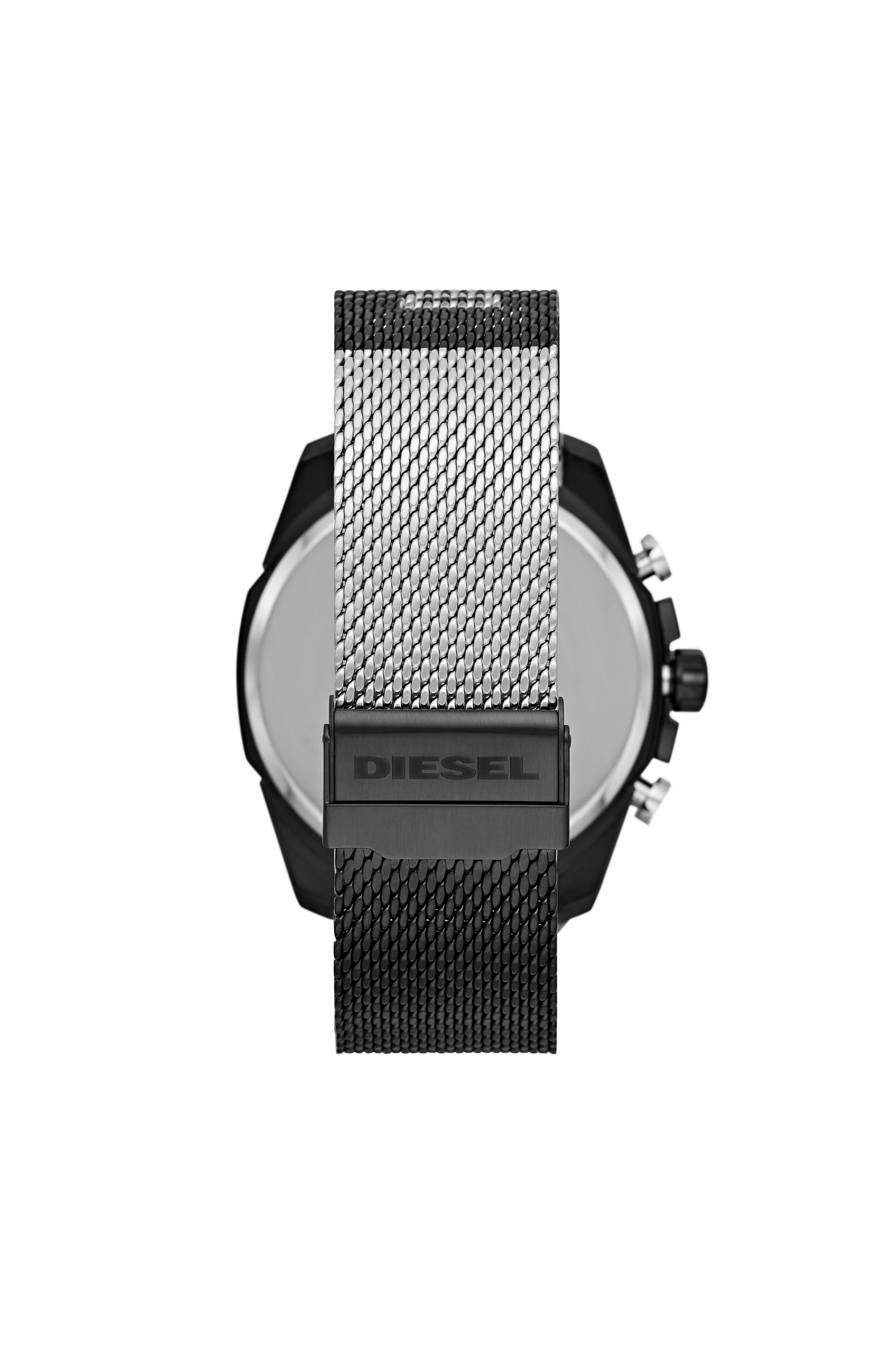Diesel - DZ4514, Reloj cronógrafo Mega Chief con pulsera bicolor en acero inoxidable Hombre in Negro - 2