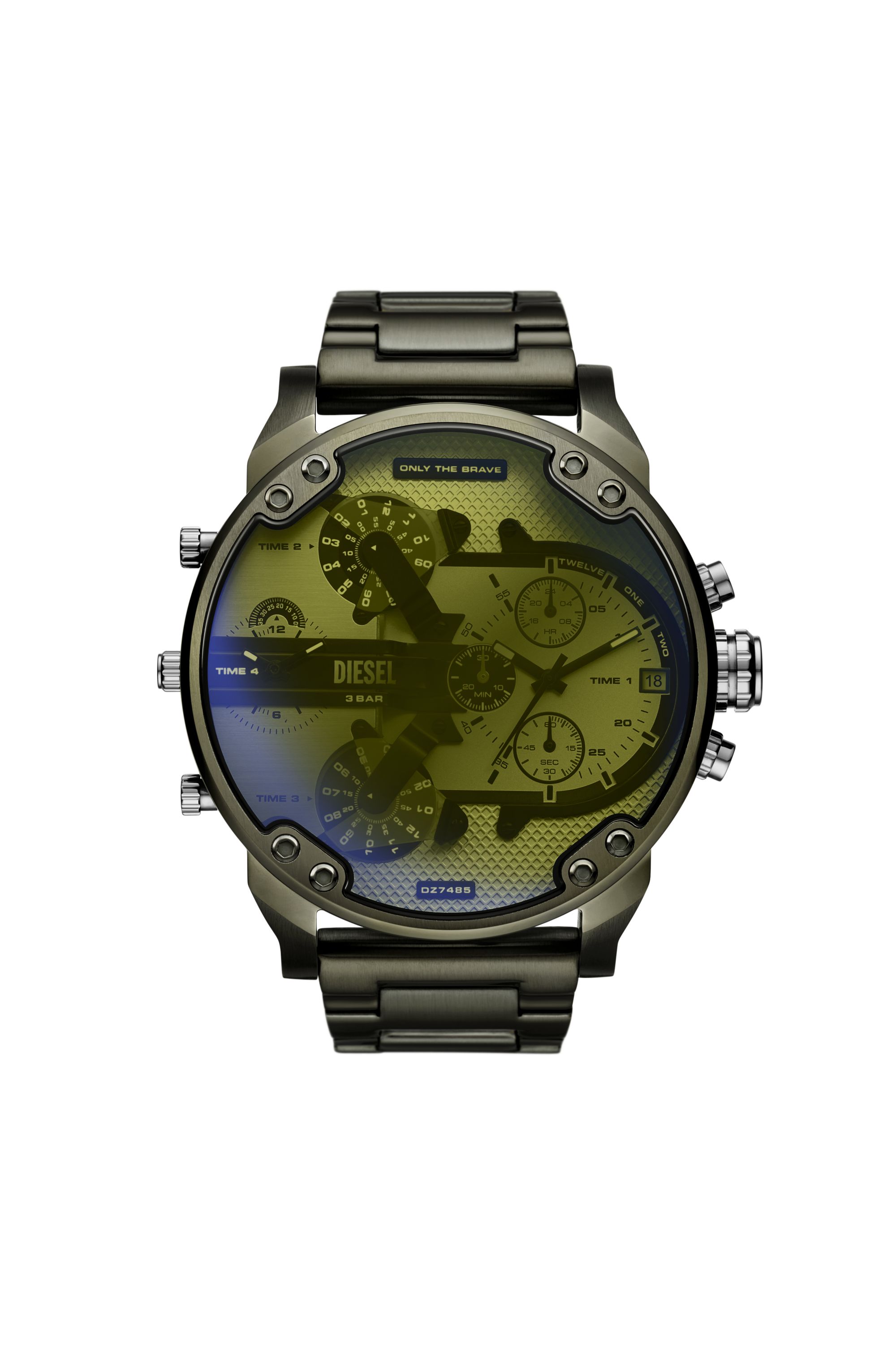 Diesel - DZ7485 WATCH, Reloj Mr. Daddy 2.0 de acero inoxidable verde Hombre in Verde - 1