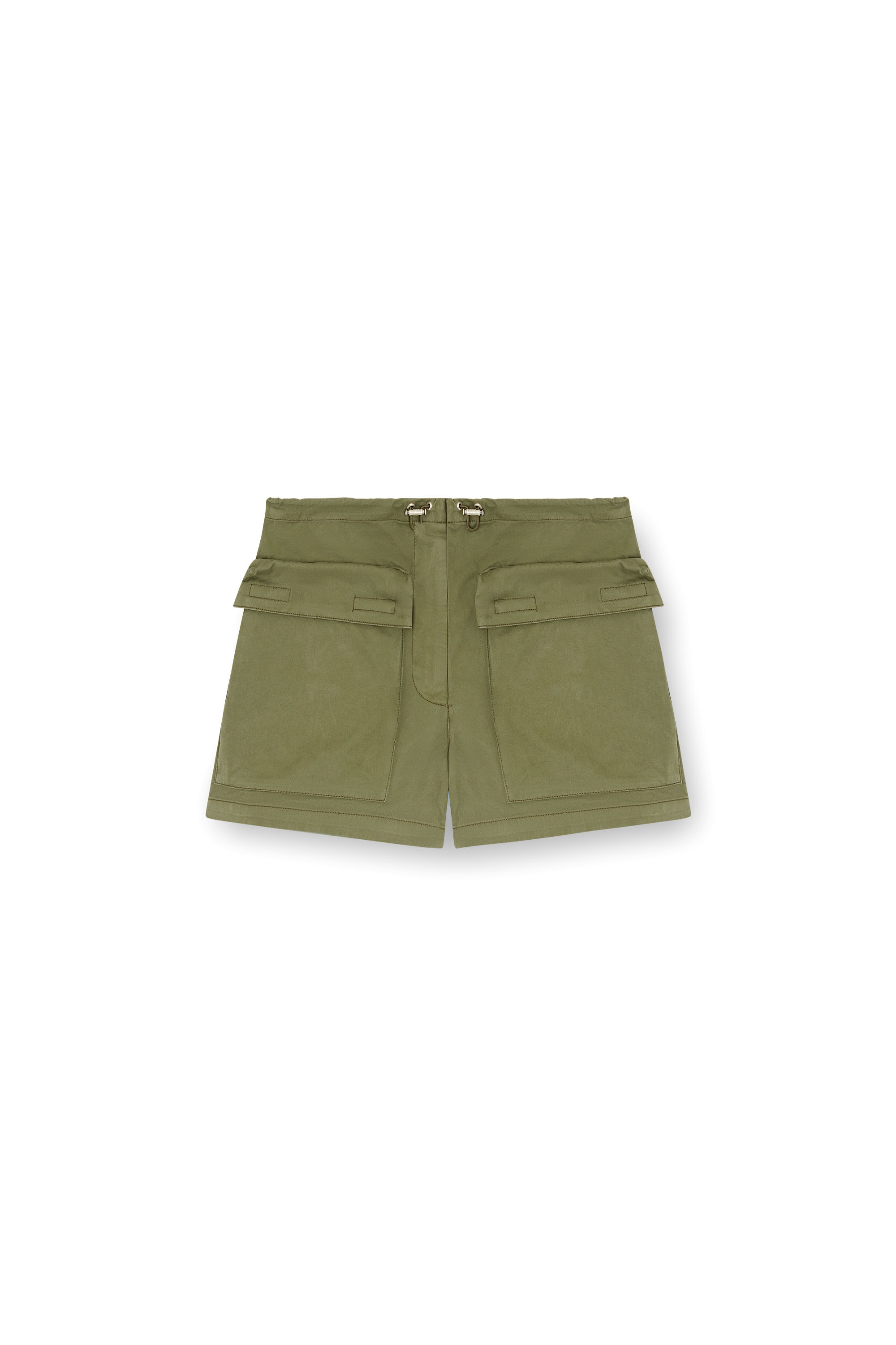 Diesel - S-ENESIS, Pantalones cortos utility Mujer in Verde - 3