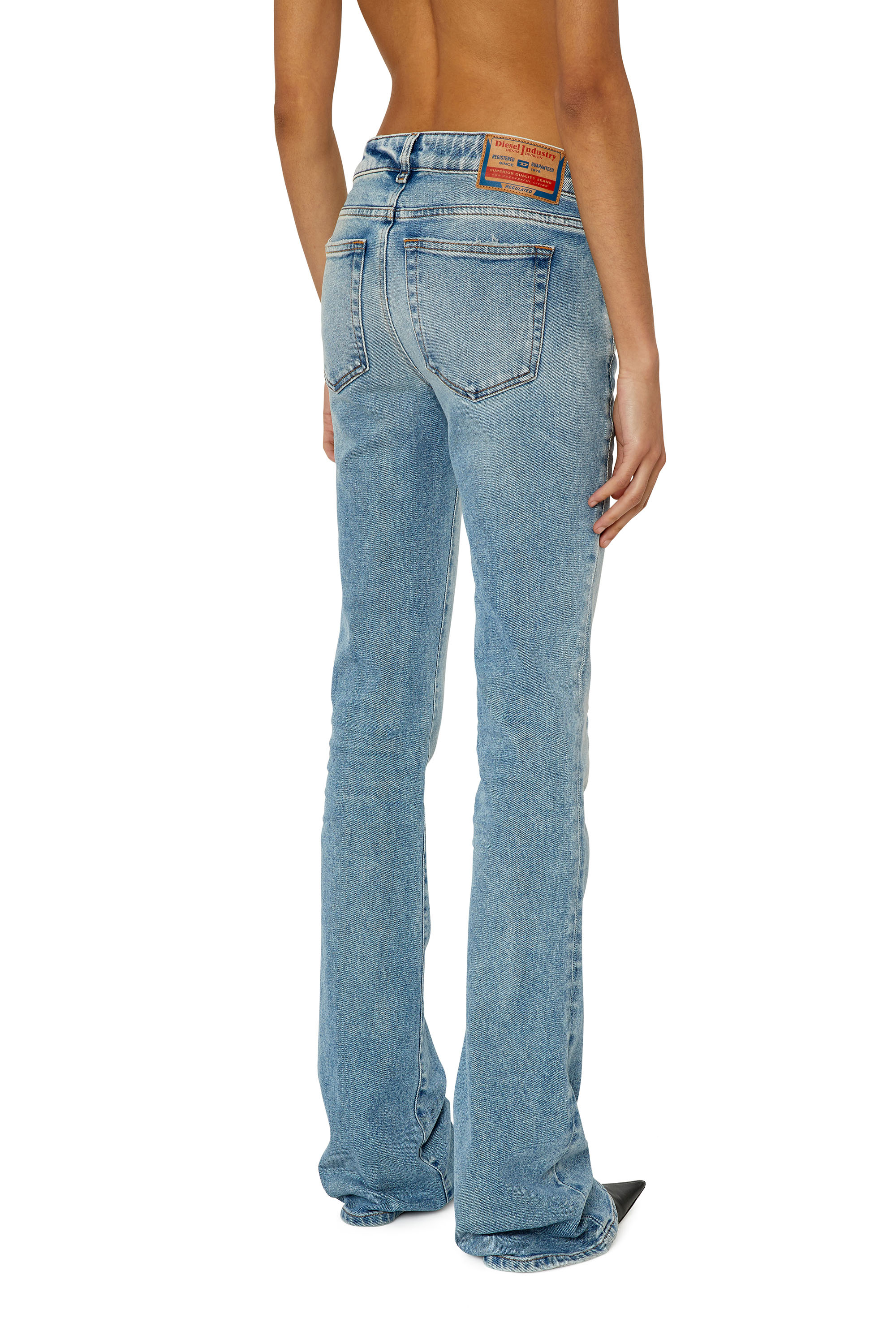 Diesel - 1969 D-EBBEY 09E86 Bootcut and Flare Jeans, Azul Claro - Image 4