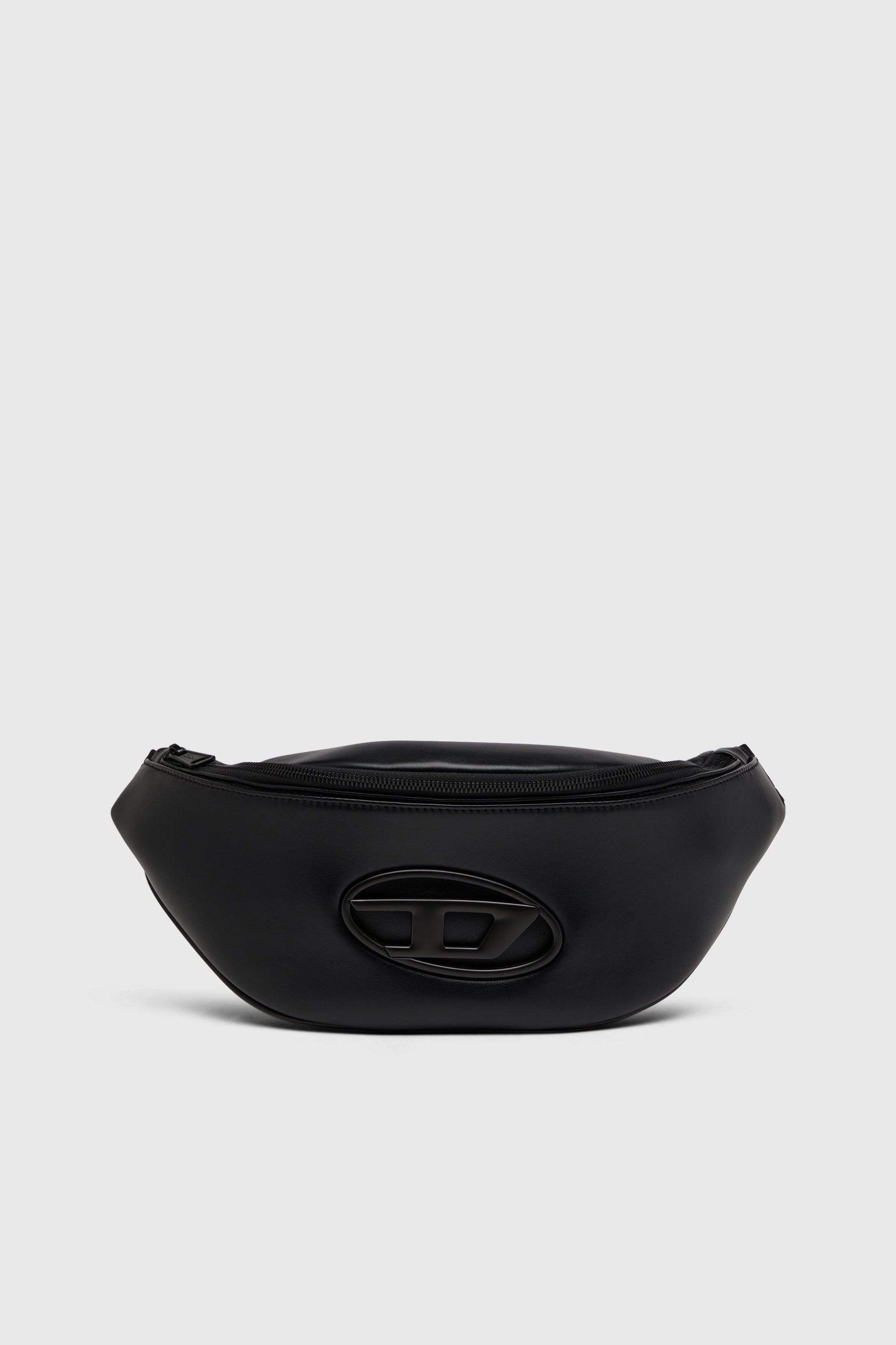 Diesel - HOLI-D BELT BAG M, Holi-D-Ri&ntilde;onera de poliuretano y neopreno Hombre in Negro - 1