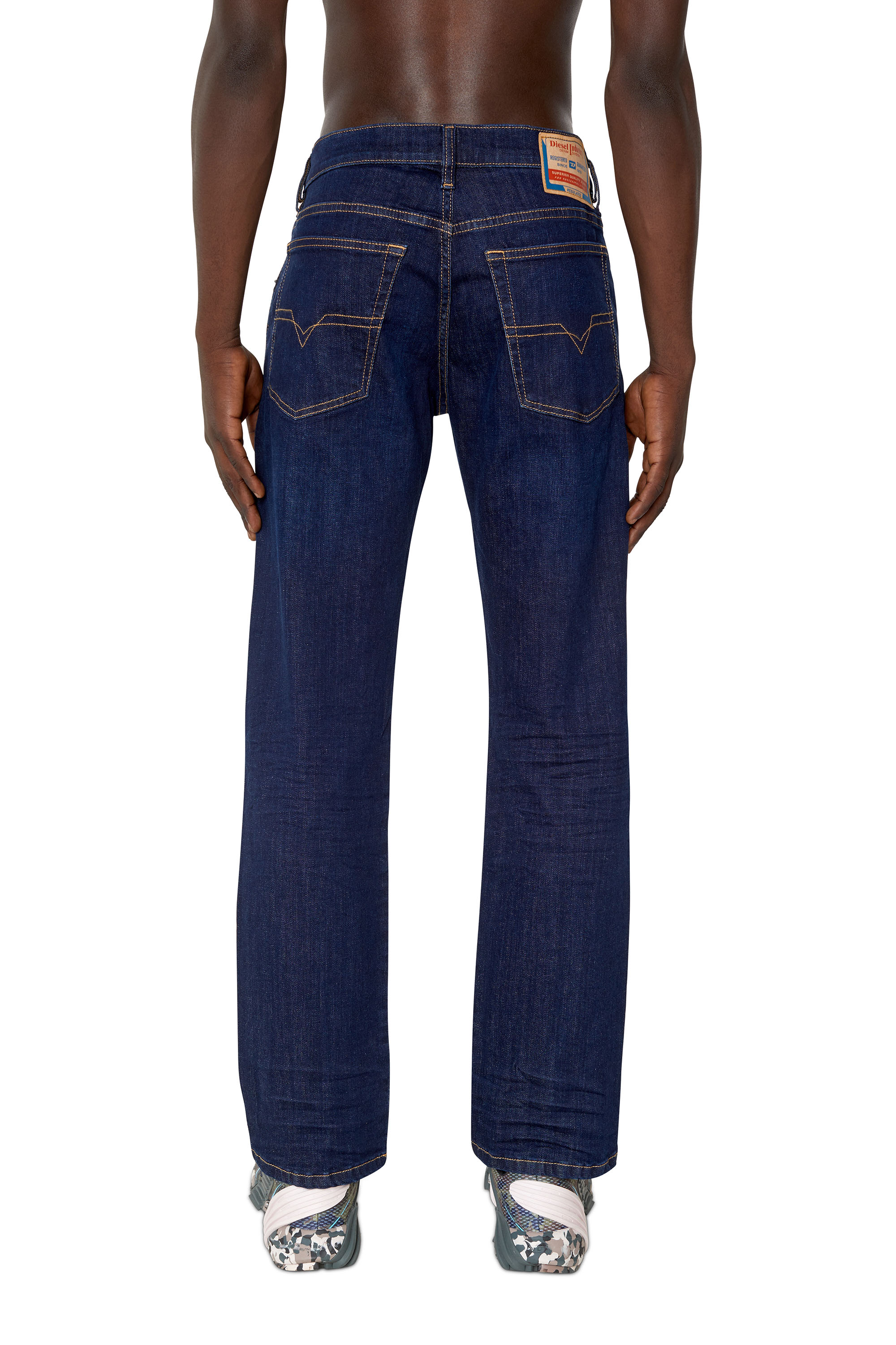 D-Chino-Work 09B88 Man: Straight Black/Dark grey Jeans | Diesel