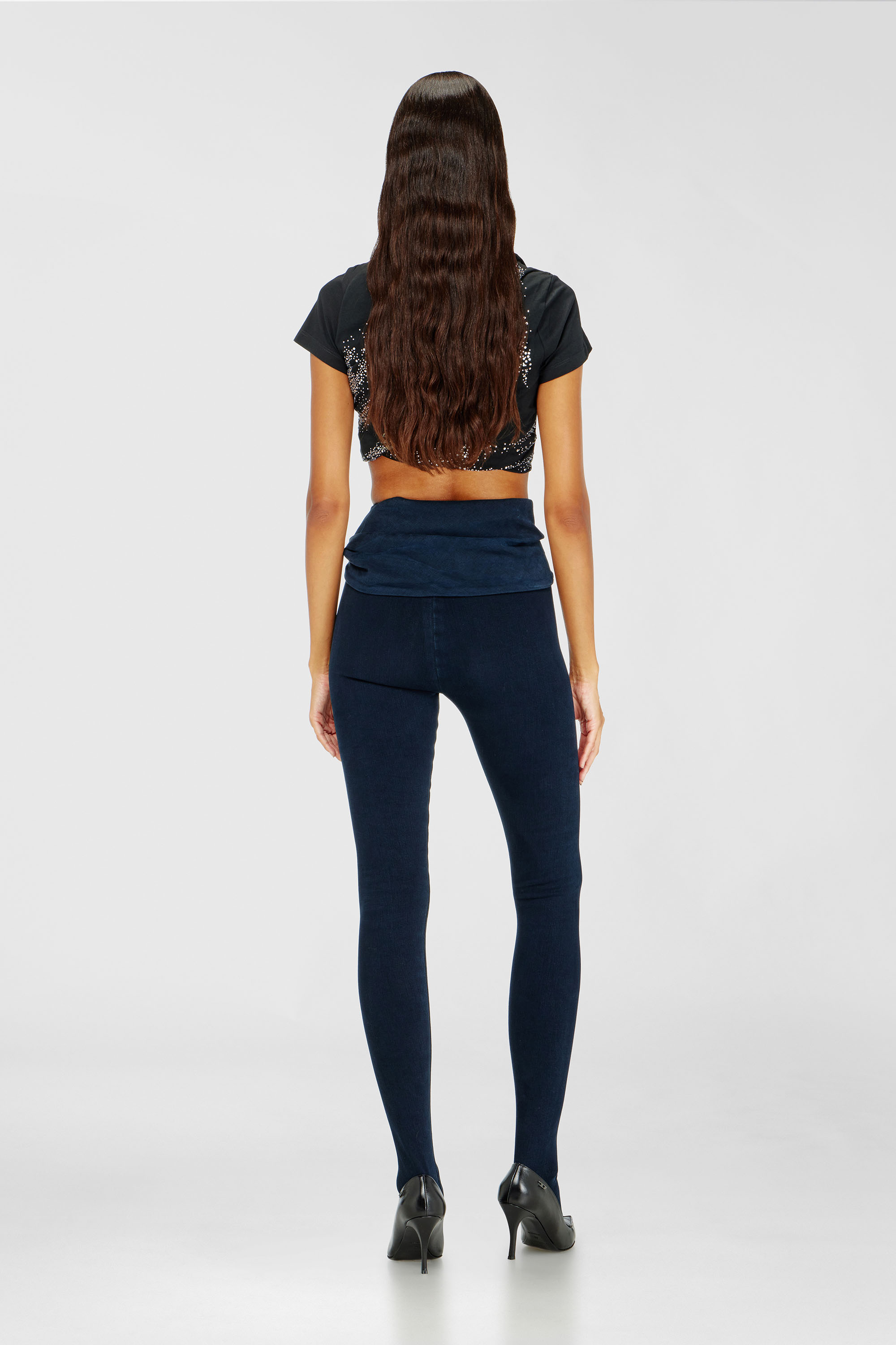 Diesel - Skinny Jeans D-Velly 09R36 Mujer, Azul Oscuro - 3