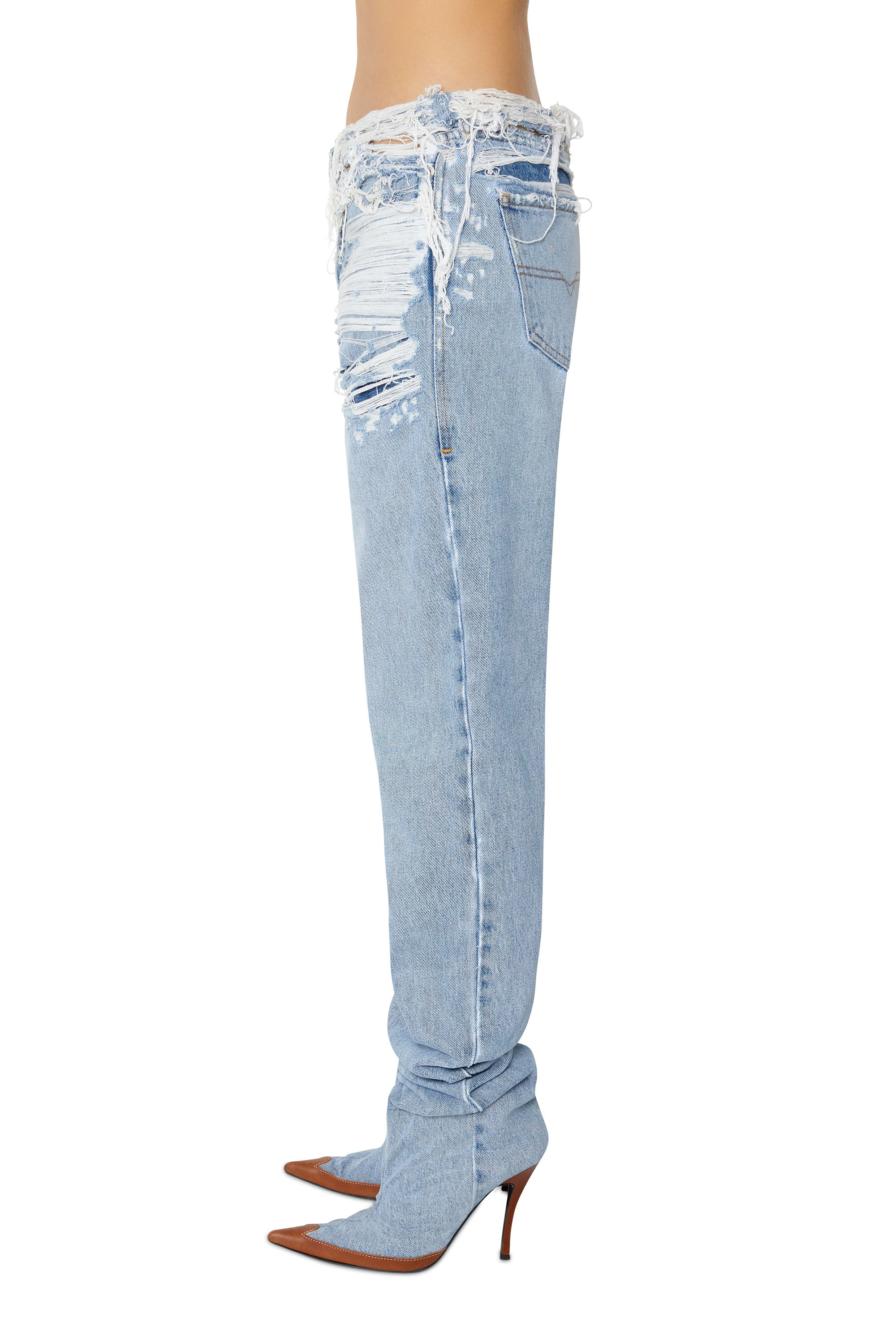 Diesel - Straight Jeans 1956 D-Tulip 007N7, Azul Claro - Image 5